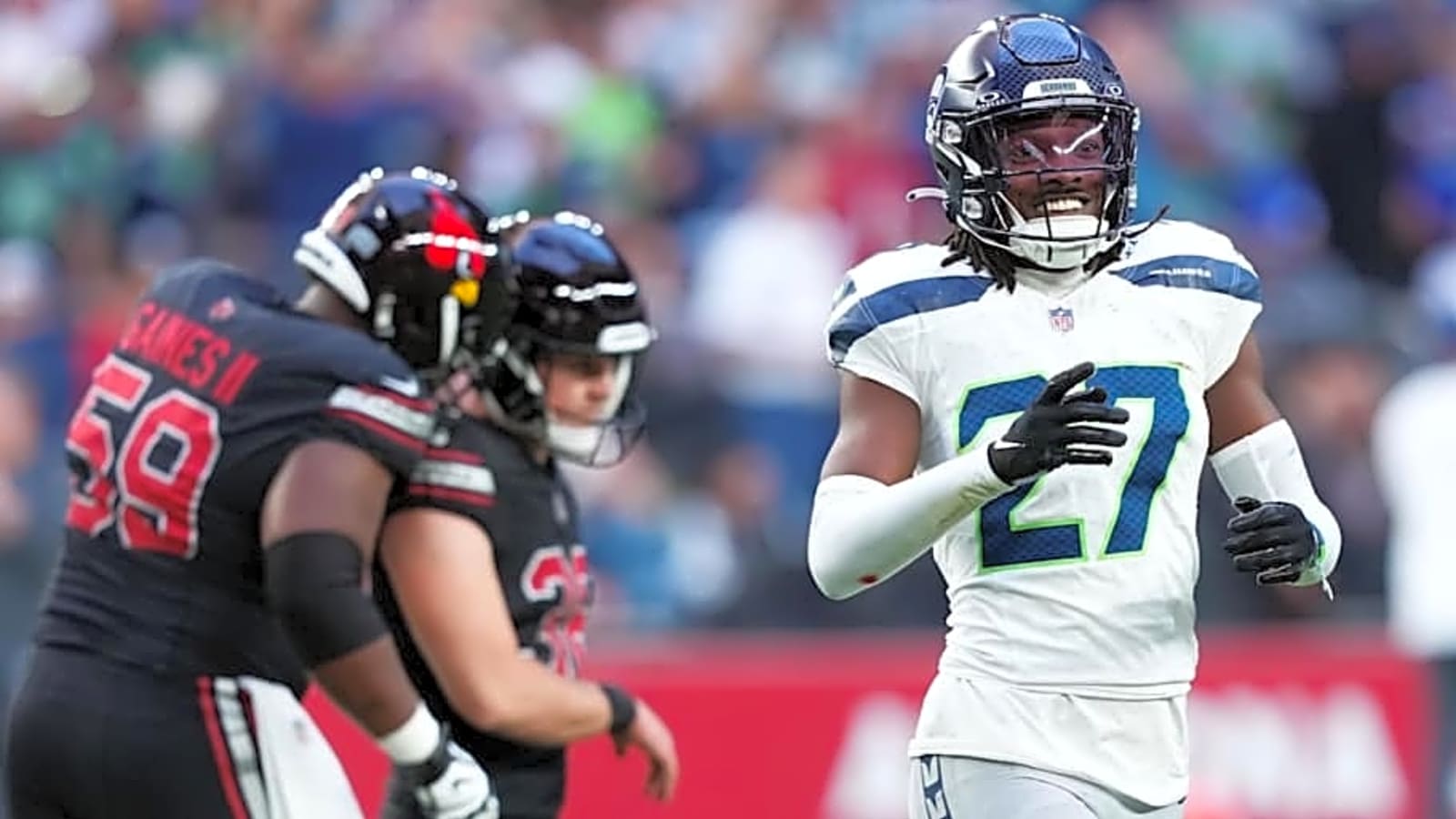 Riq Woolen tells Seahawks great Richard Sherman about transition from WR to CB