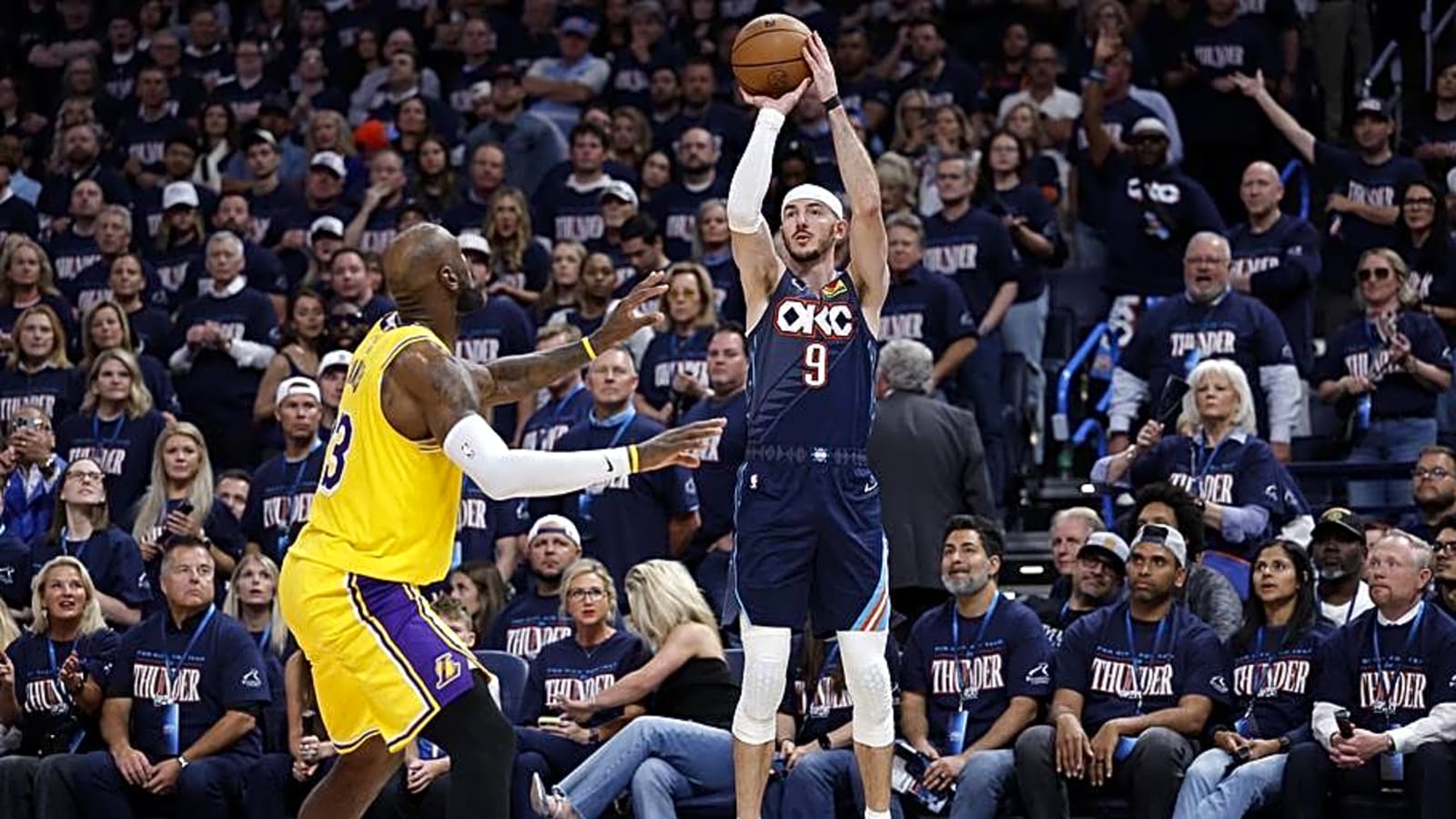 OKC Thunder's Depth Advantage on Display in Minutes Totals vs. Lakers