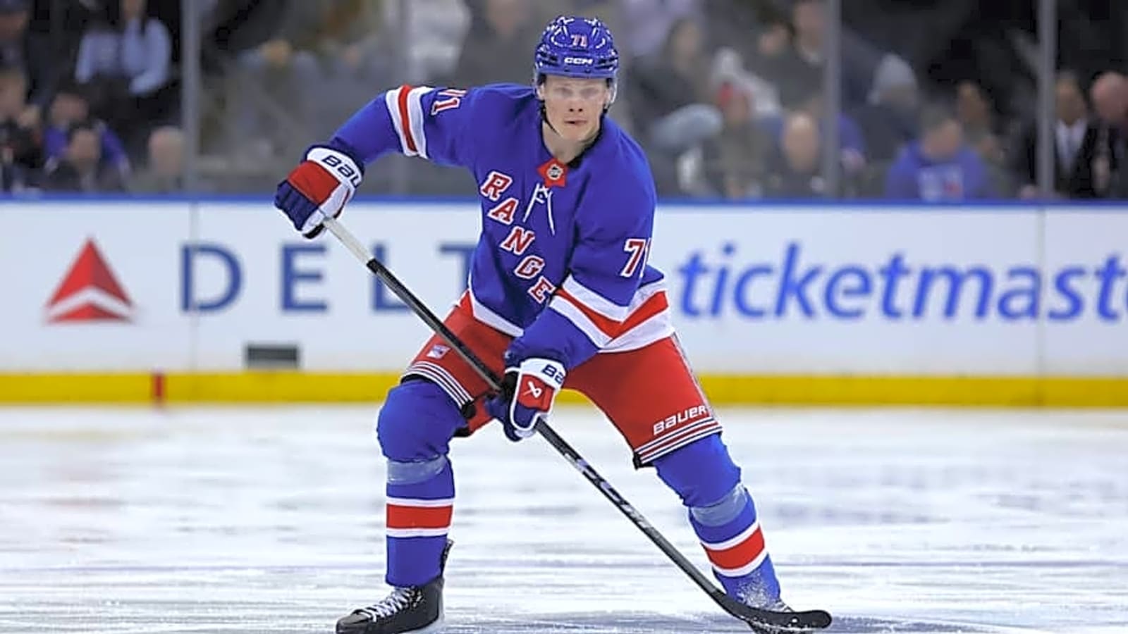 Rangers Place Young Center on Waivers