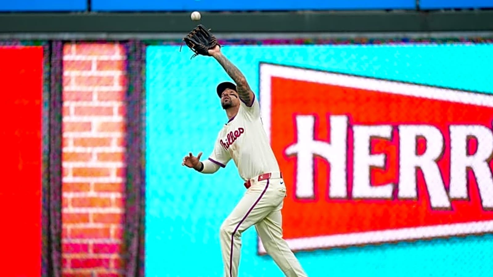 Watch: Phillies&#39; Star Makes Game Sealing Grab in First Game Back from Benching