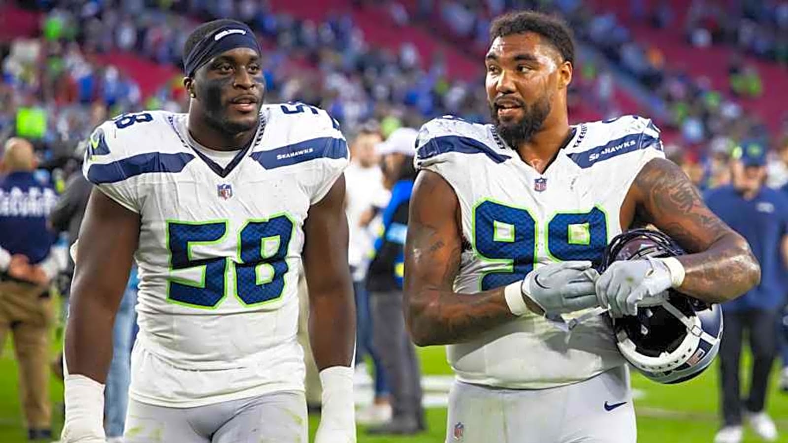 Seahawks defensive line dealt below-average ranking by PFF