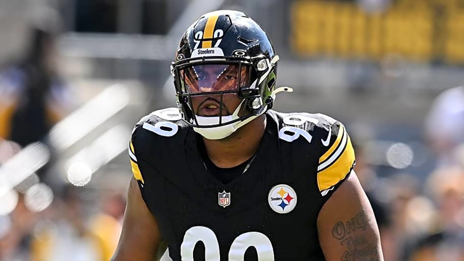 Steelers' Derrick Harmon Carted Off Field During Browns Game
