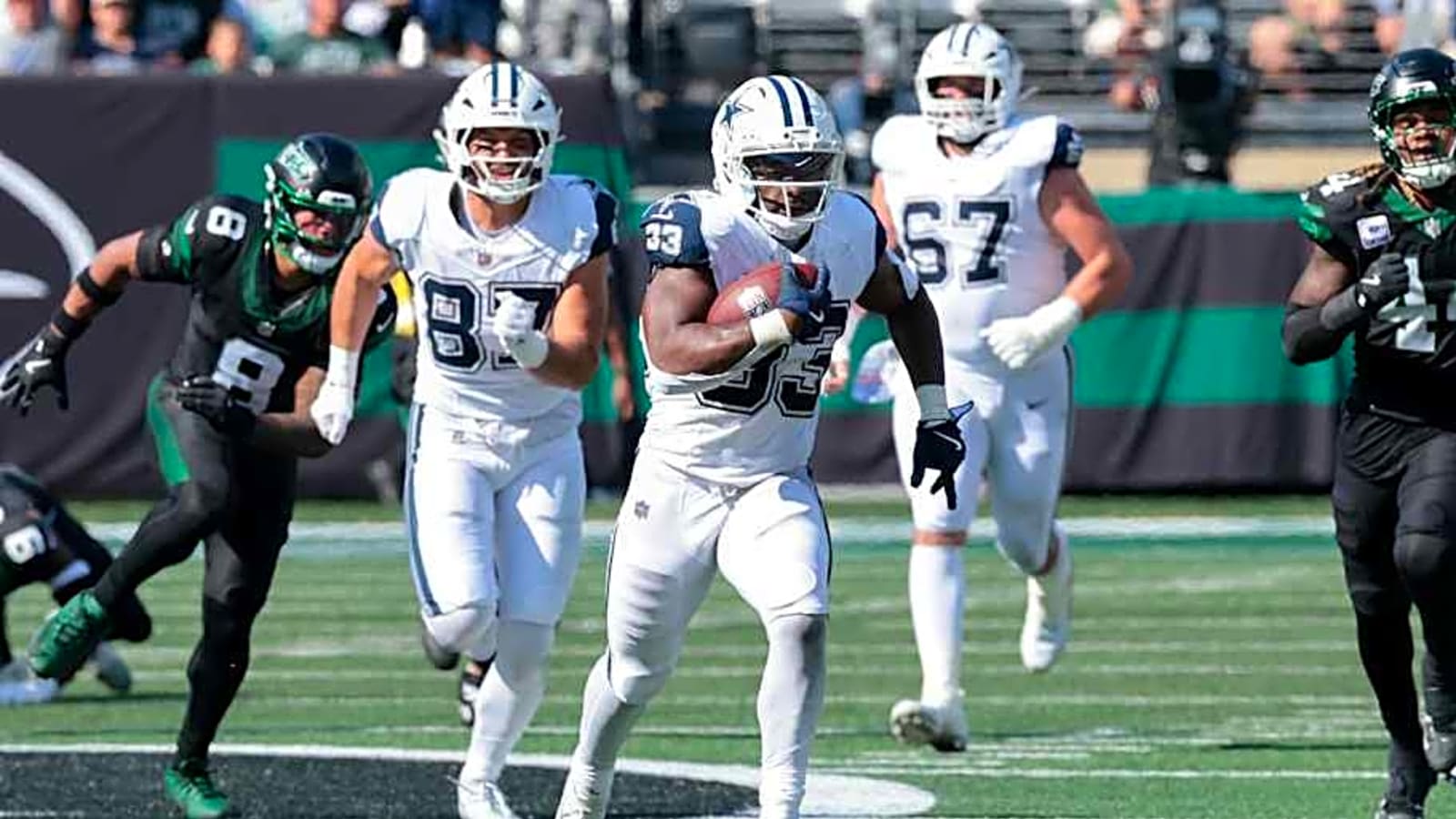 Kay Adams shares unbelievable stat on Cowboys RB Javonte Williams&#39; start to season