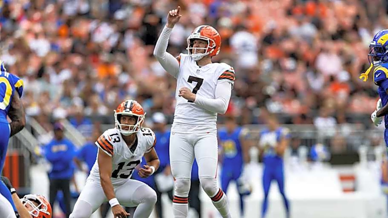 Browns’ initial 53-man roster leaves Dustin Hopkins without a job