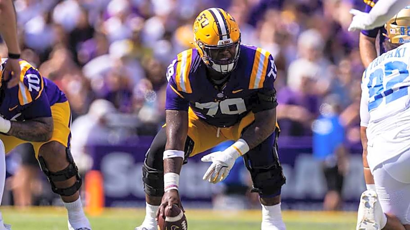 Brian Kelly&#39;s Breakdown: LSU Football Locks in Three Offensive Line Starters in Camp