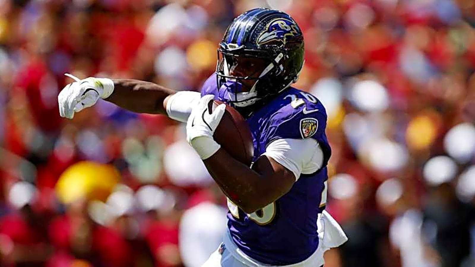 Ravens RB Injured on Opening Kickoff vs. Browns