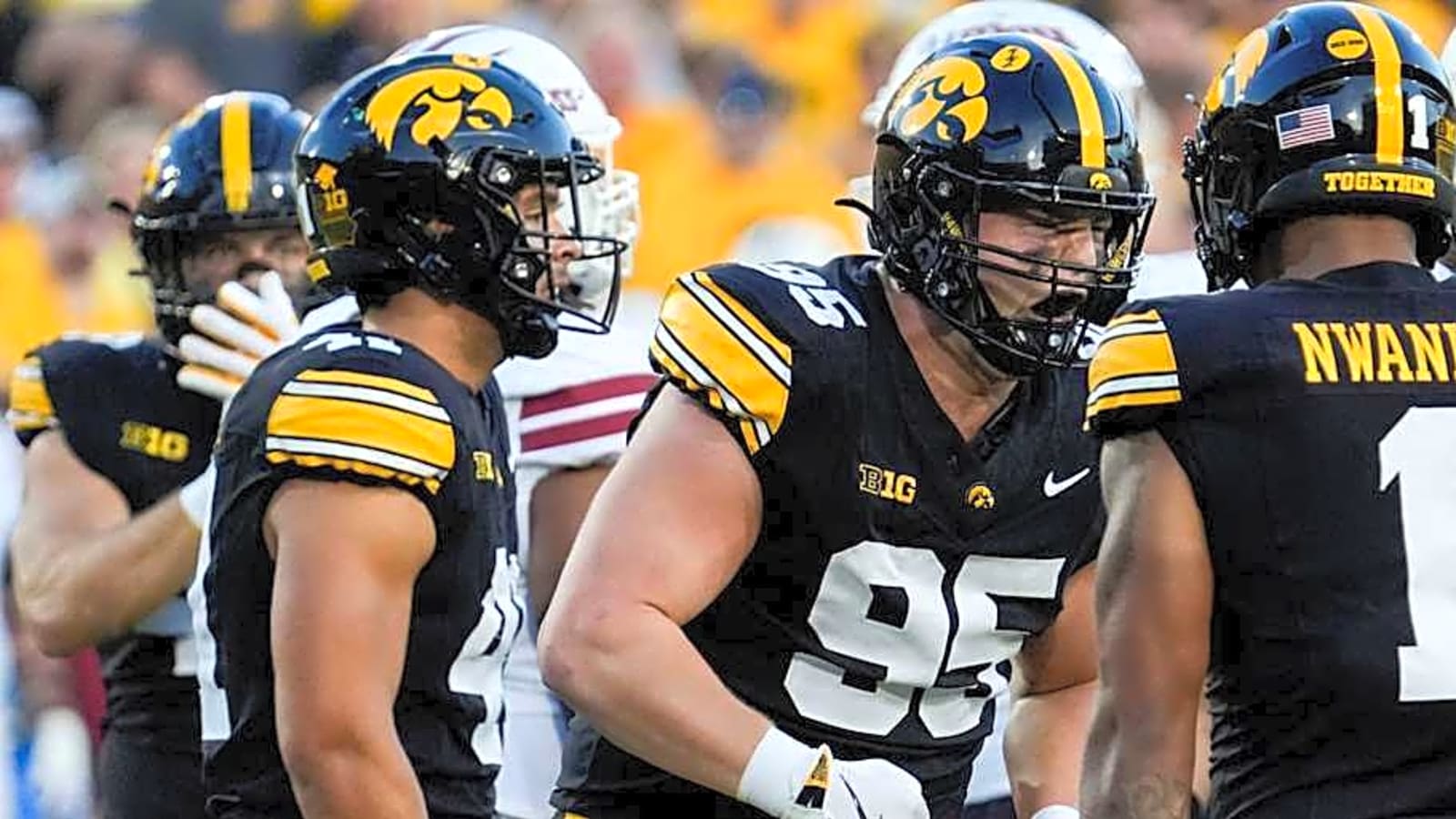 Iowa&#39;s Aaron Graves Reacts to Wisconsin&#39;s Unusual Punishment