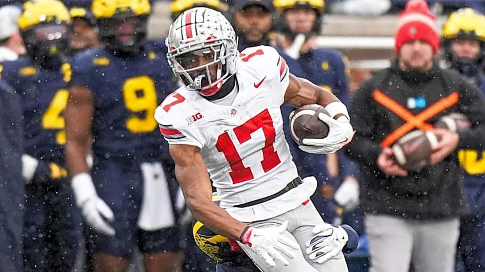 Carnell Tate 2026 NFL draft prospect profile, grades, rank, measurements