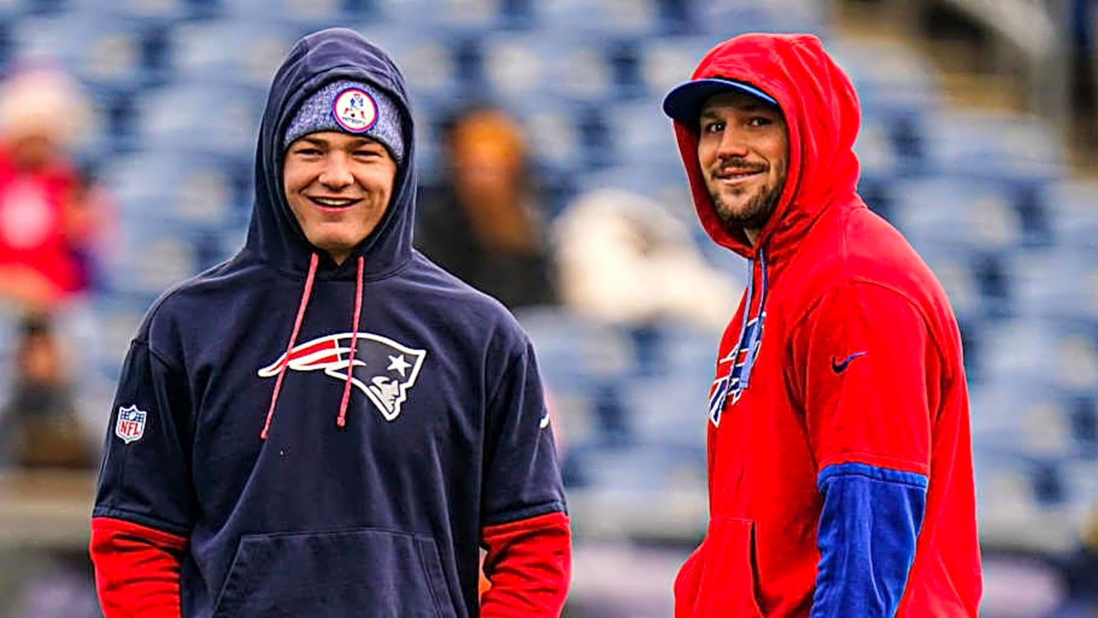 Patriots&#39; Drake Maye Responds to Josh Allen Comparisons