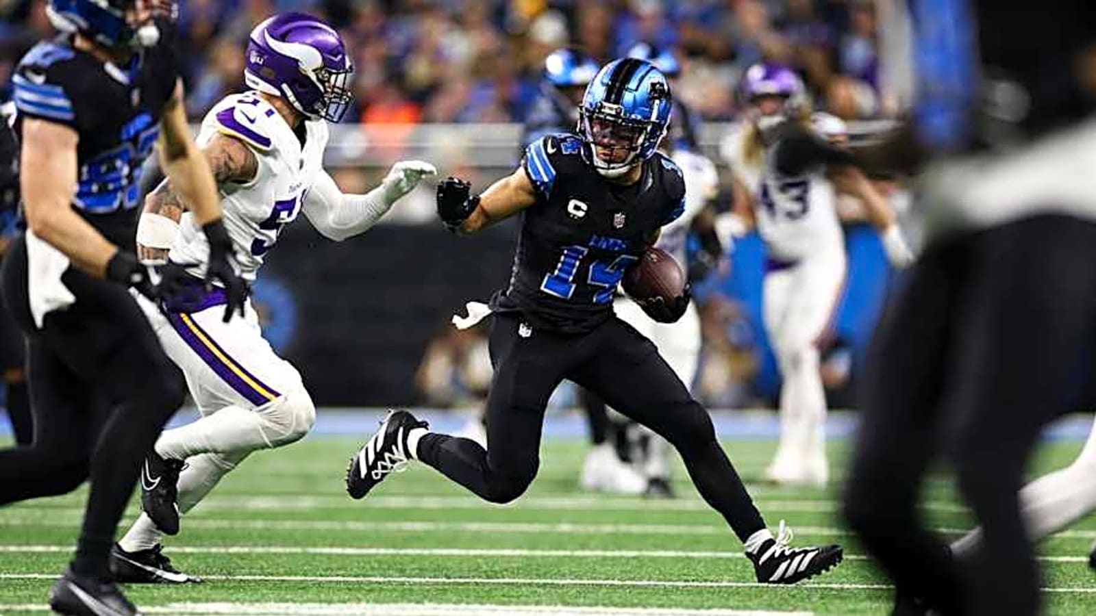 Amon-Ra St. Brown&#39;s thoughts on Brian Flores should make Vikings fans happy