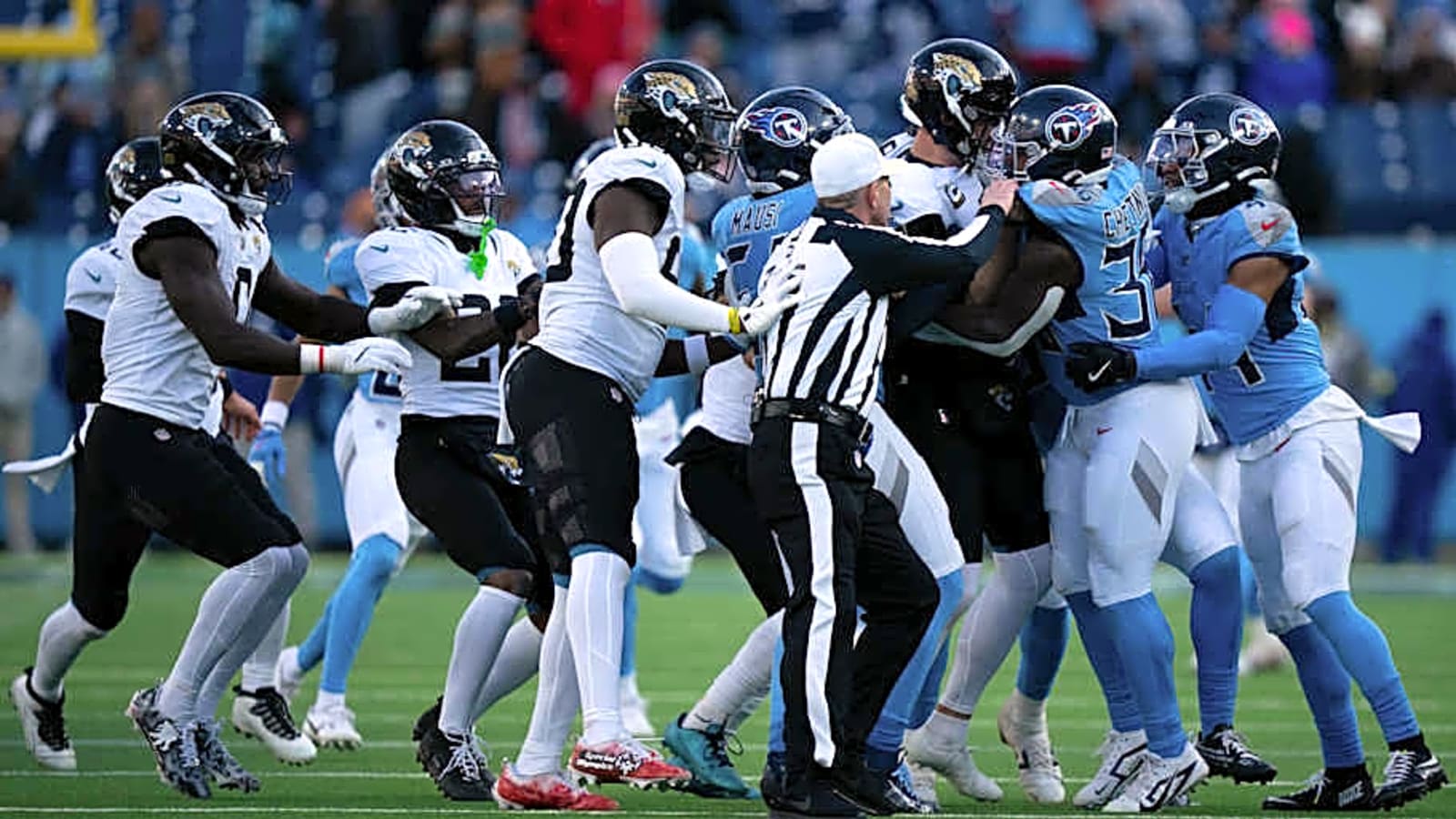 Several Jaguars Fined After Titans Scuffles