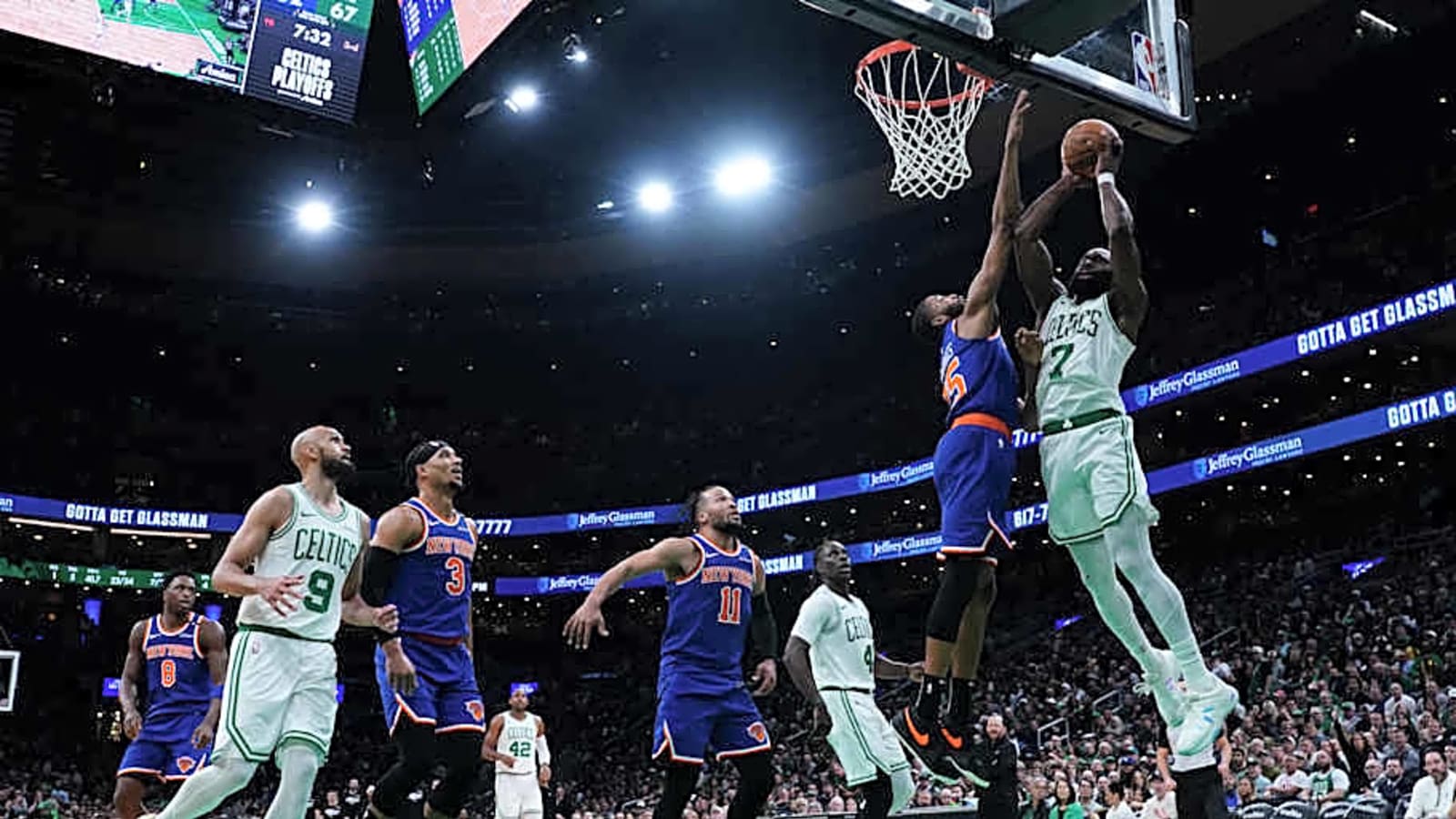 NBA Fans Stunned After Celtics Collapse In Game 1 vs Knicks