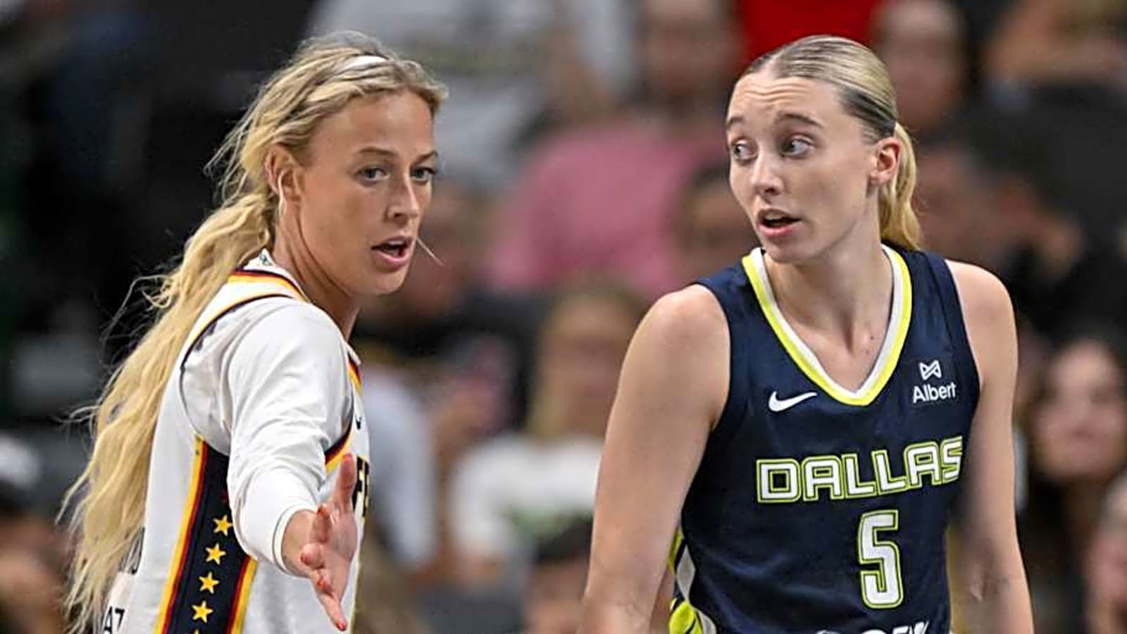 Sophie Cunningham fires back at fan over Paige Bueckers foul debate