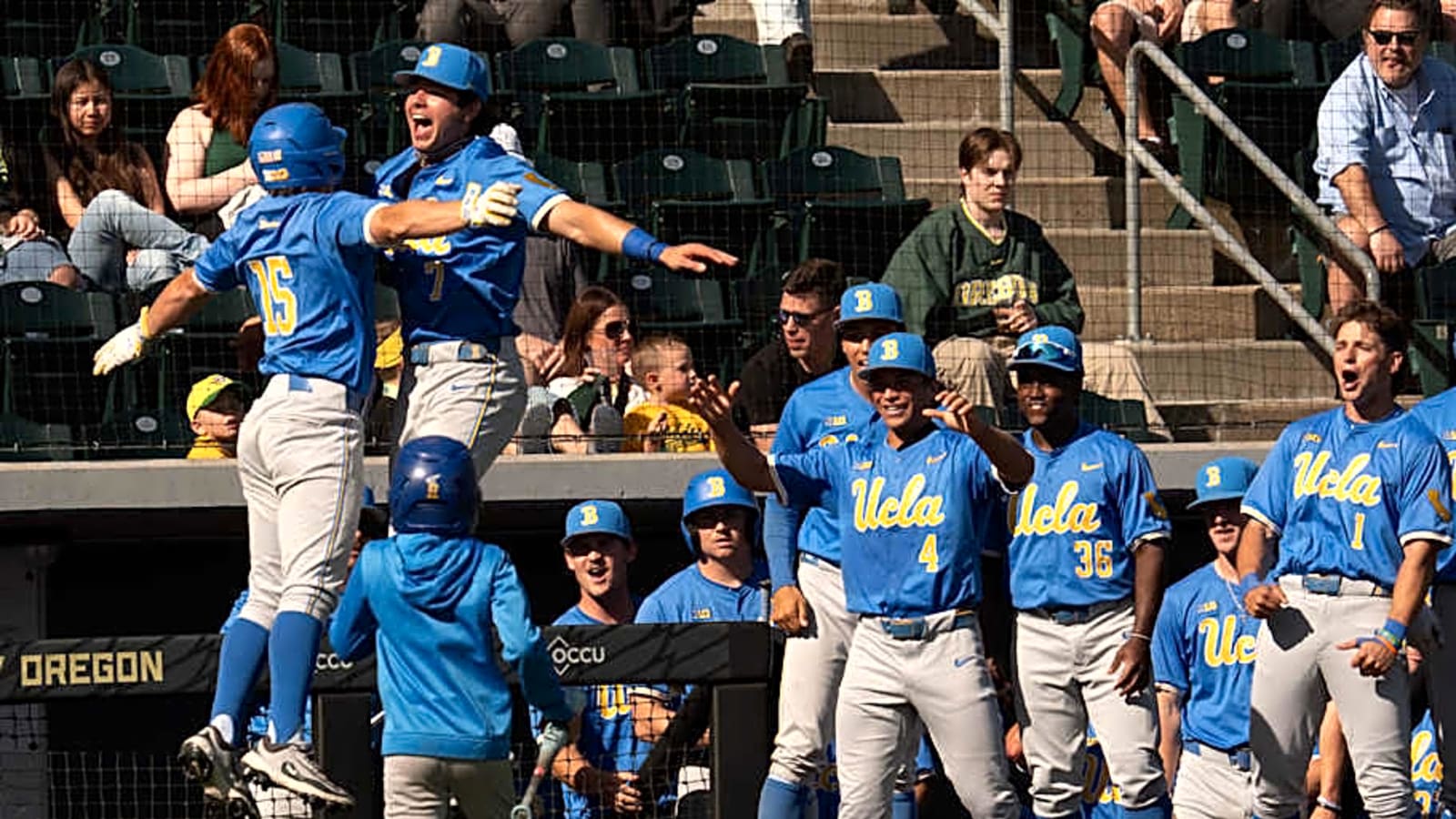 Bruins top UTSA in Game 1 of Super Regional