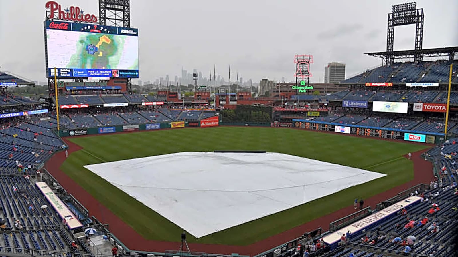 Padres vs. Phillies Game Postponed, Doubleheader Set for Wednesday