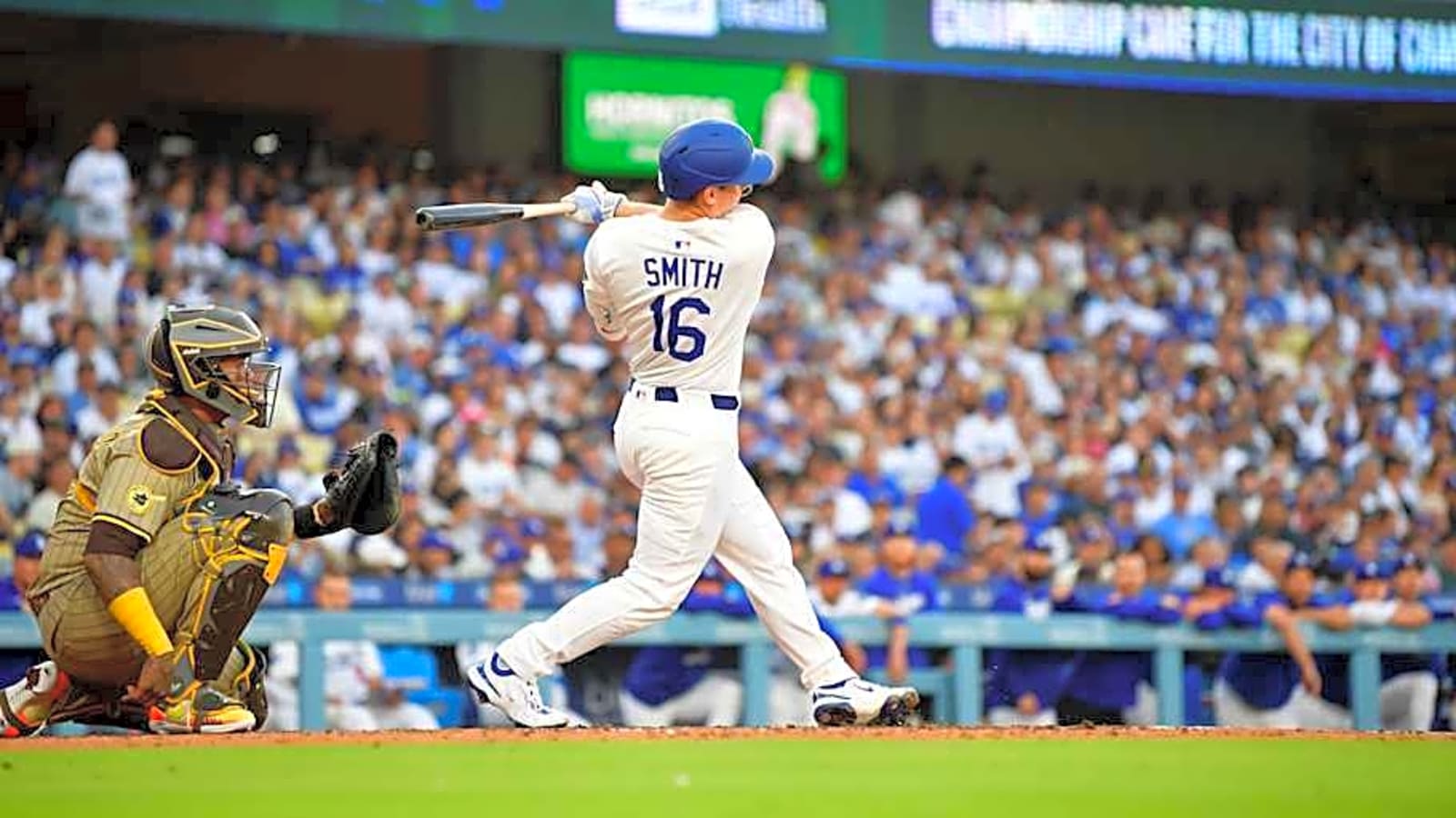 Los Angeles Dodgers&#39; Will Smith Makes History, Caps Off Marathon At-Bat With Home Run