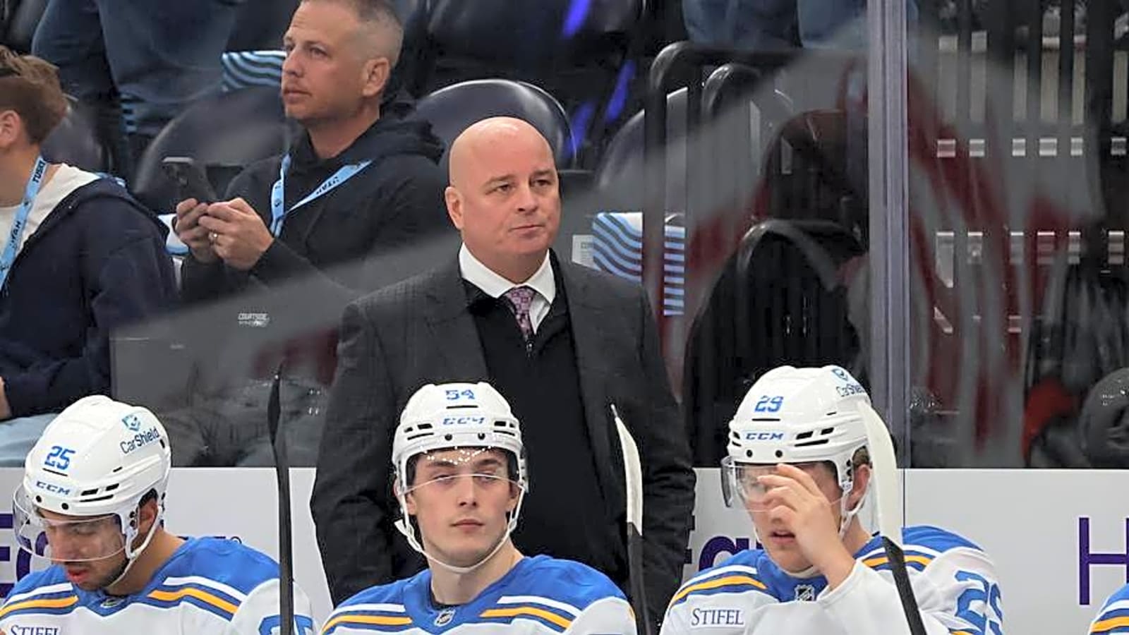Blues sharpen roster with six players reassigned