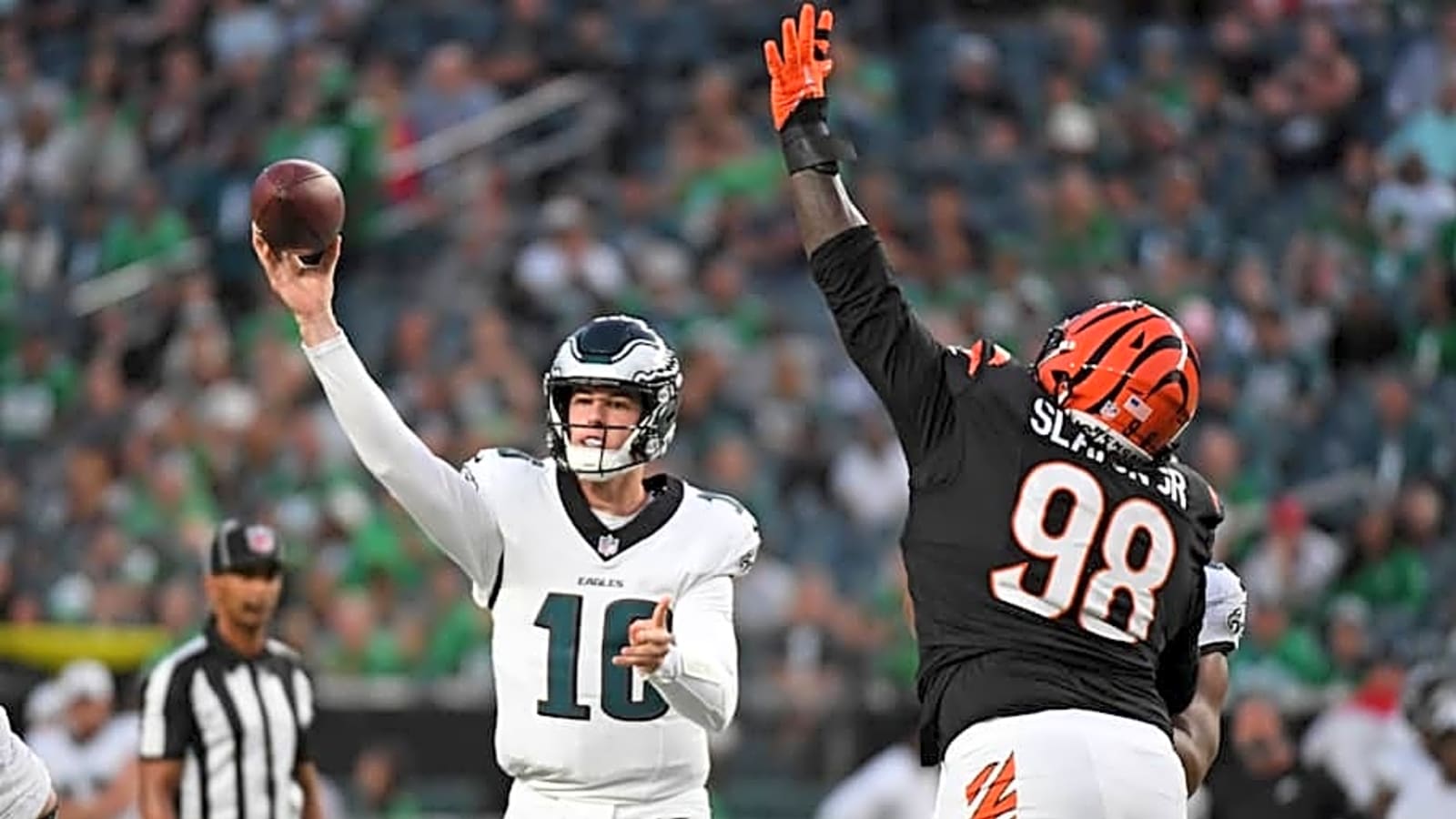 Eagles Offense Shines With Backup Receivers, Tanner McKee At Controls