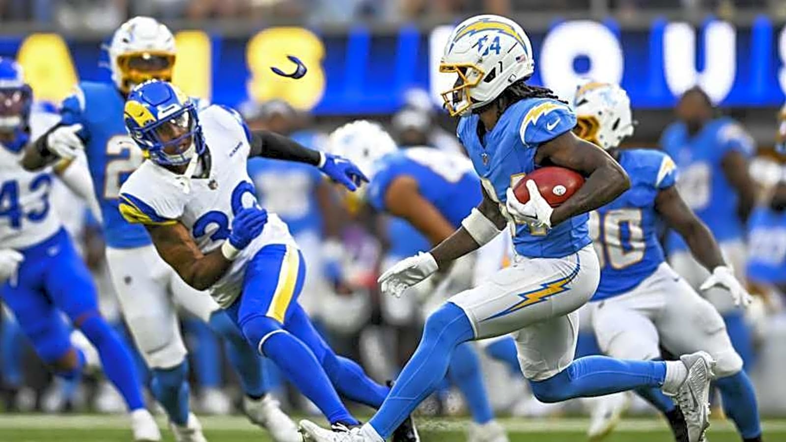 Chargers breakout rookie has Justin Herbert&#39;s attention