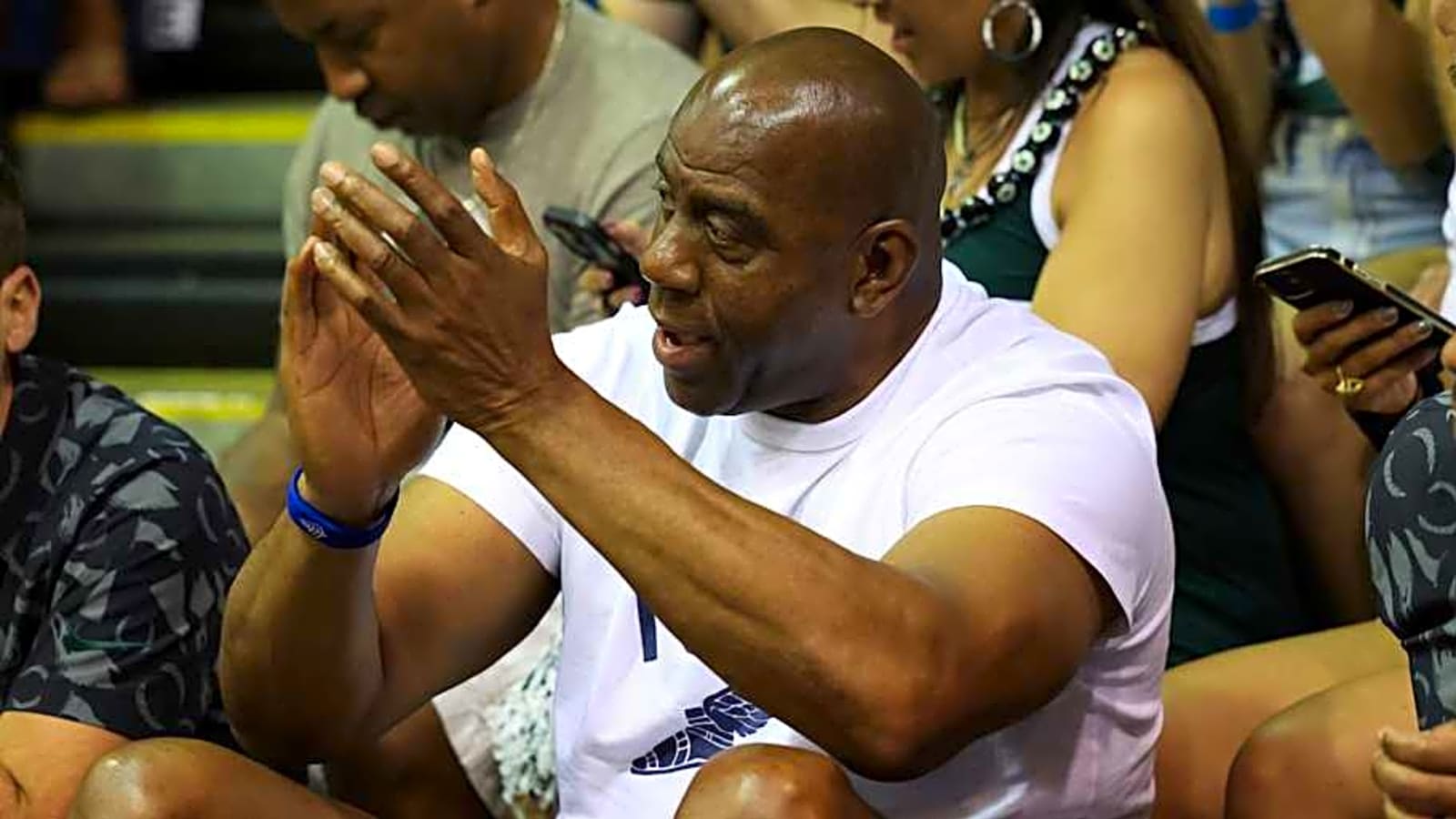 Magic Johnson Gives Bold Praiseful Takes on Spartan Forward