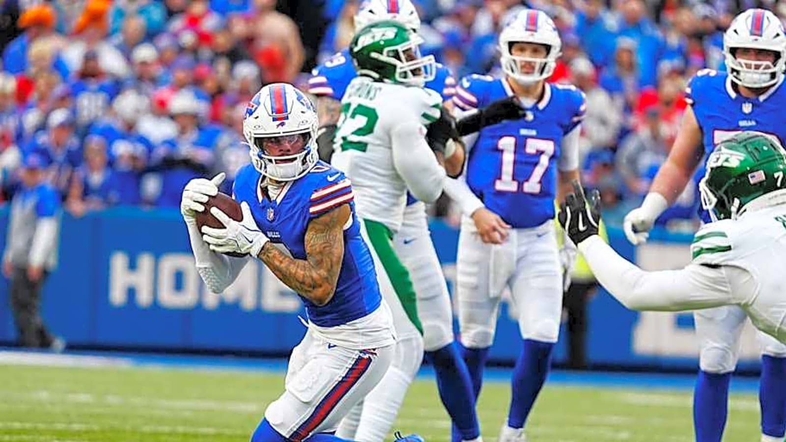 Josh Allen dishes on Bills&#39; teammate Keon Coleman and &#39;everybody eats&#39; WR room