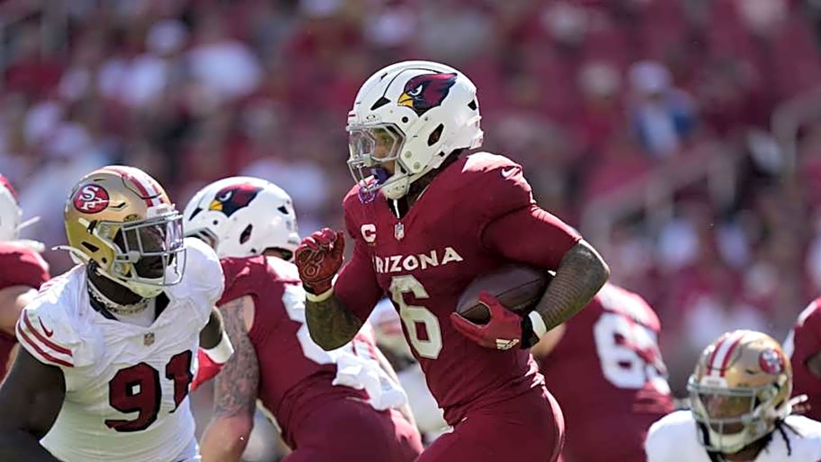 Cardinals Lose James Conner to Season-Ending Injury