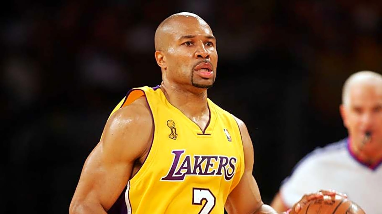 Derek Fisher's Nike Air Max Uptempo Returns in Lakers Colors