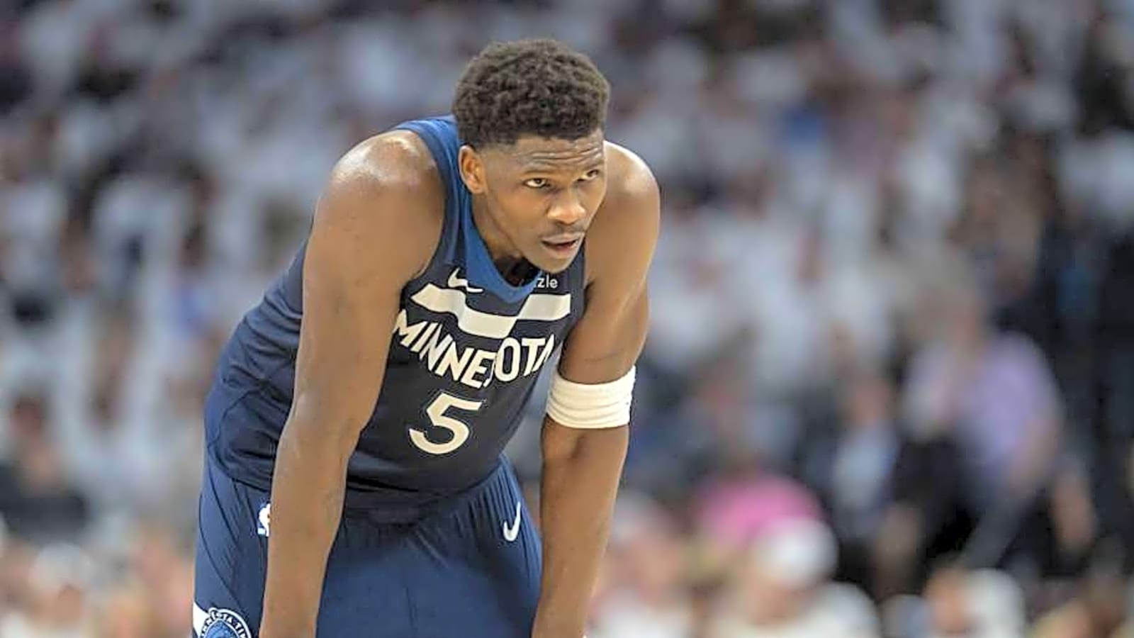 Anthony Edwards Exits Game One of Western Conference Finals With Ankle Injury