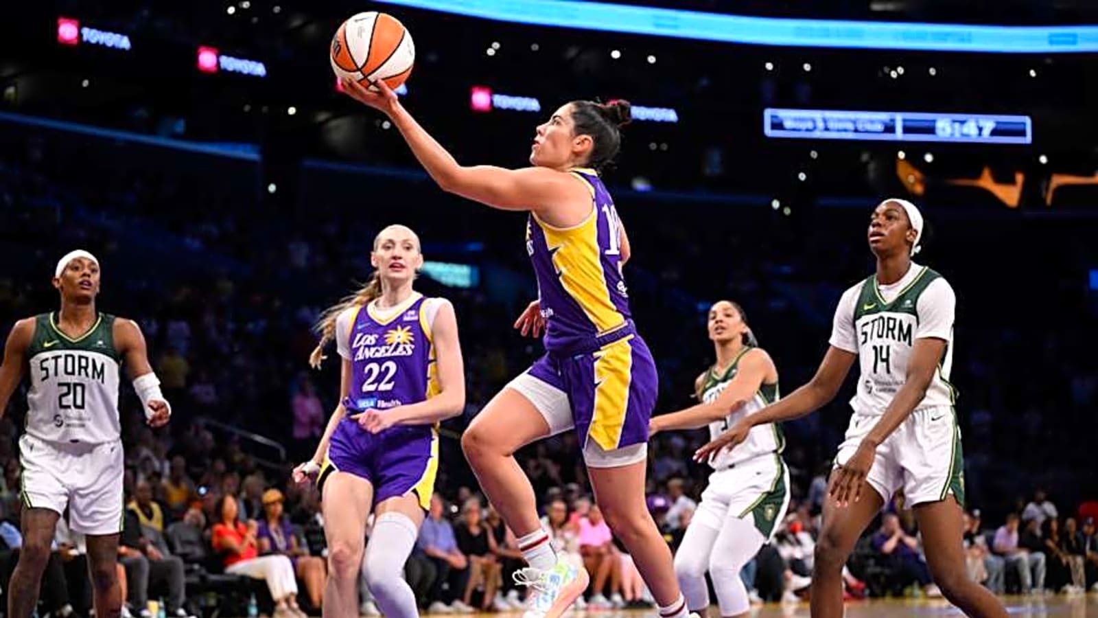 Sparks&#39; Kelsey Plum Evolving Game in Surprising Ways with LA