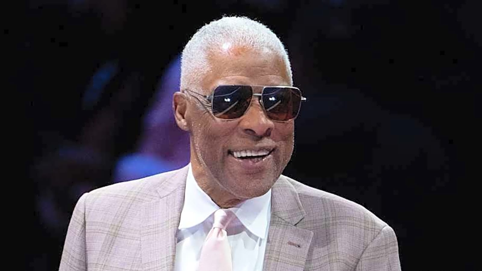 NBA Legend Julius Erving Posts 76ers-Lakers Kareem Abdul-Jabbar Photo