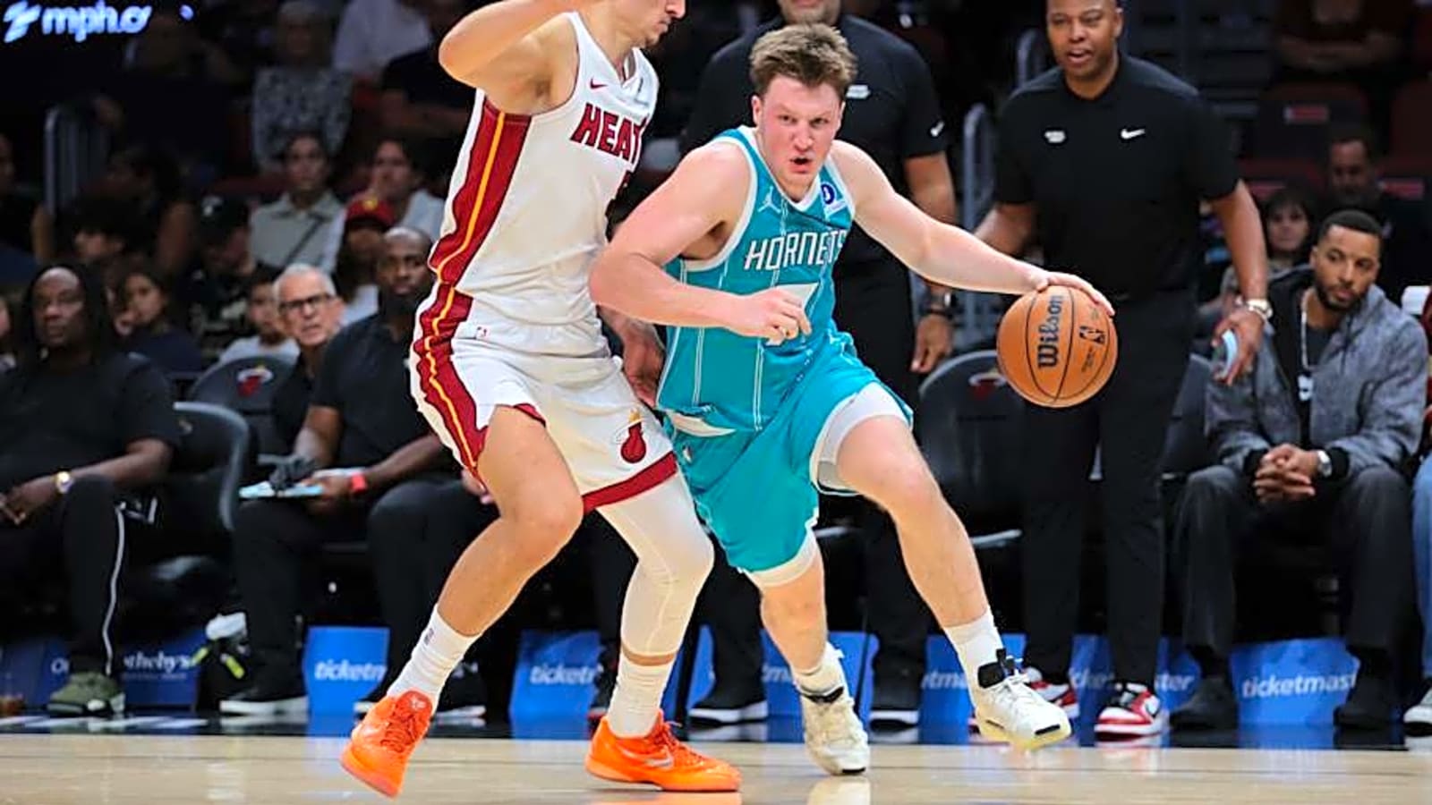 Hornets' Kon Knueppel, Ryan Kalkbrenner land on brand new top 10 NBA rookie list
