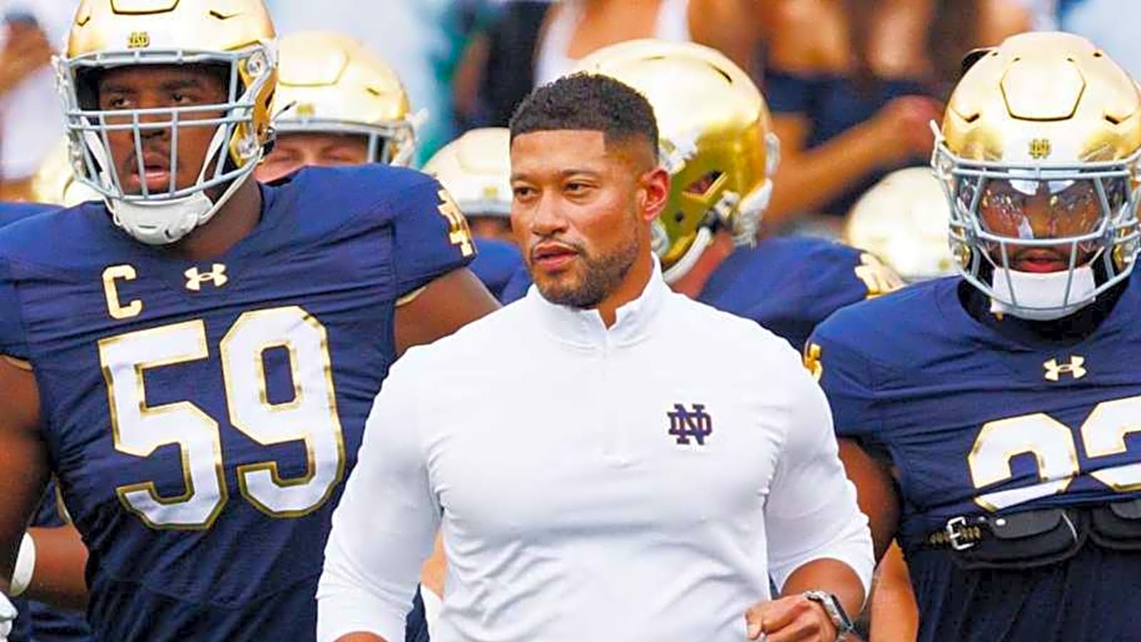 Marcus Freeman Discusses Notre Dame&#39;s Defense Following Purdue Game