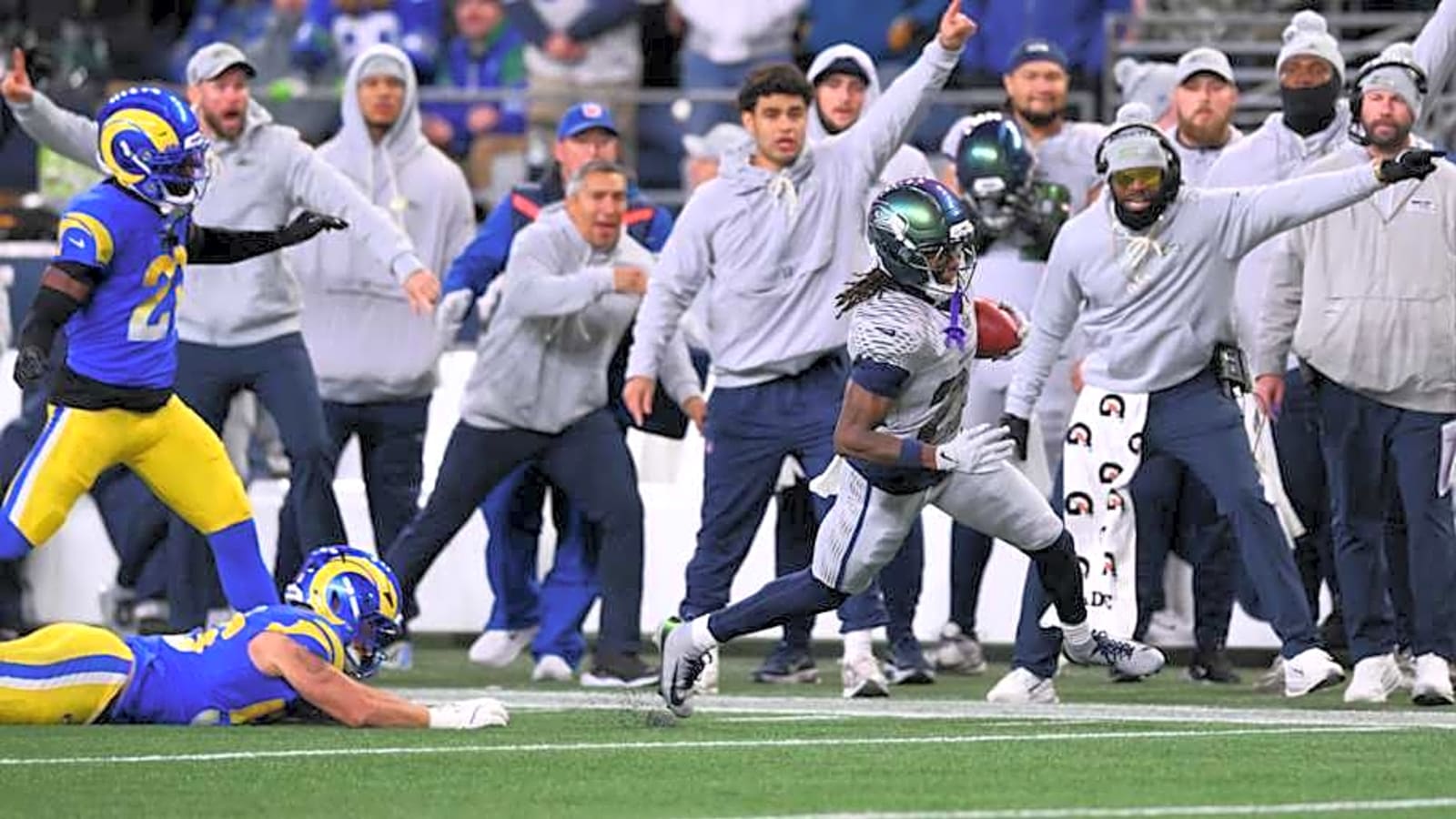 Seahawks burner Rashid Shaheed got a Rams assistant fired