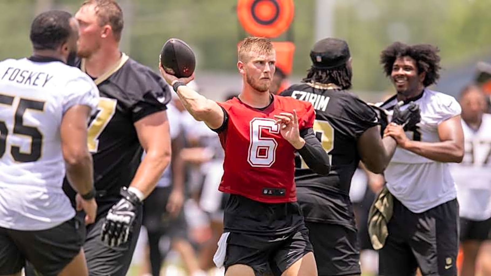 Tyler Shough, Spencer Rattler Turning Heads At Saints Camp