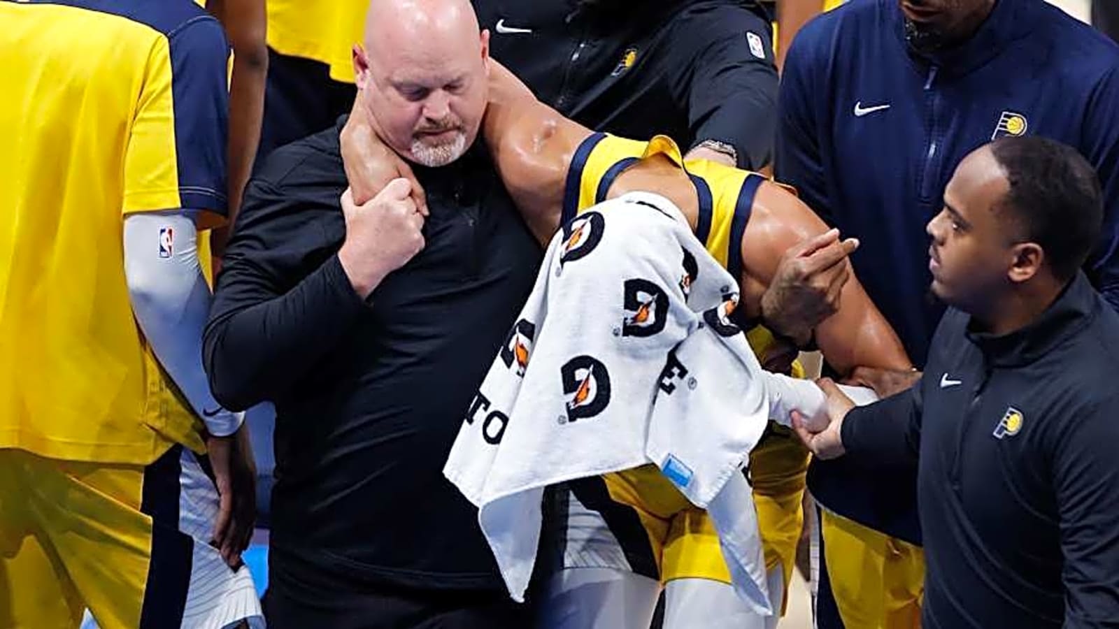 Pacers&#39; Tyrese Haliburton Injury Overshadows Thunder Title, Says NBA Analyst