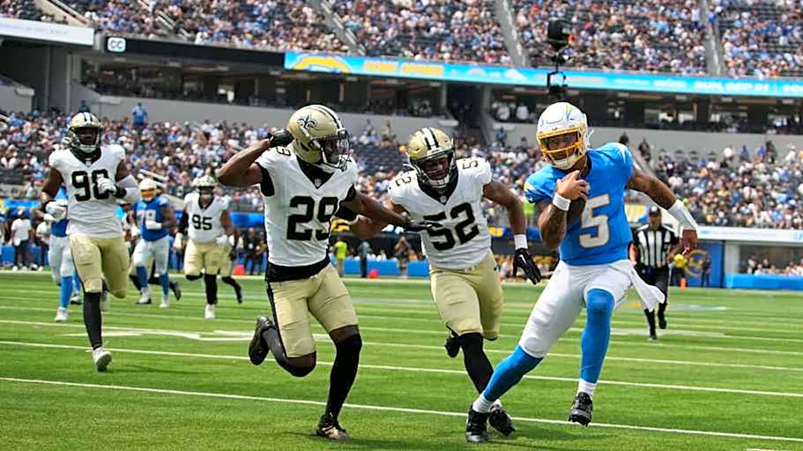 Jim Harbaugh&#39;s gamble paying off as Trey Lance shines again for Chargers