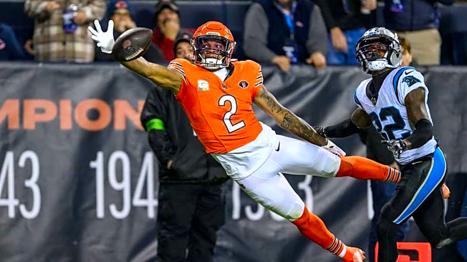 PFF analyst hypes Chicago Bears star D.J. Moore as a top NFL receiver in 2025
