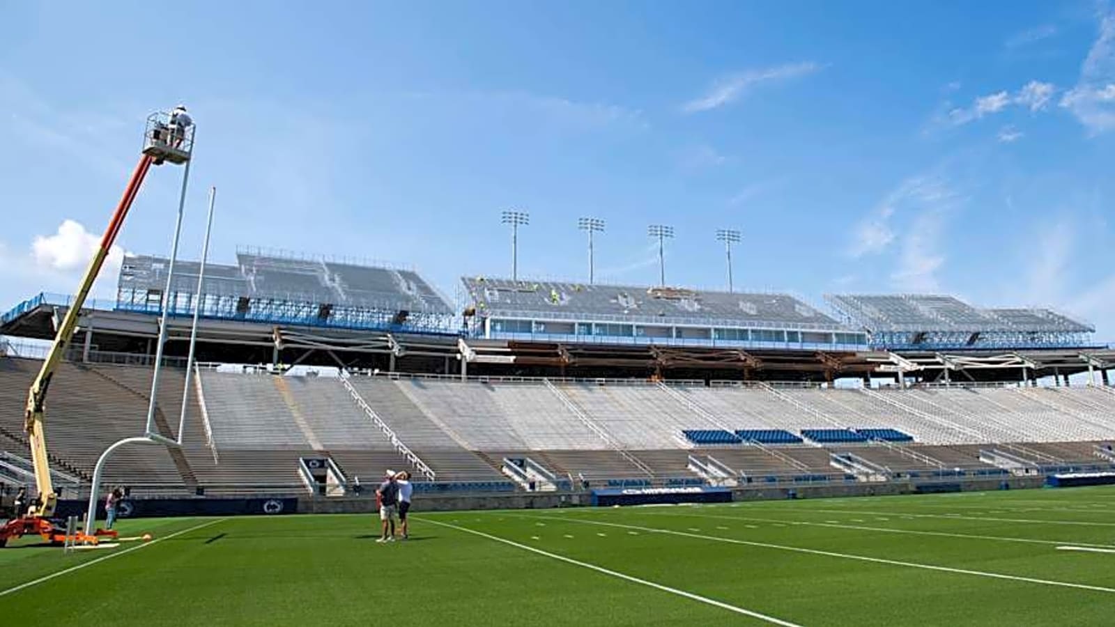 Beaver Stadium Construction Update: Penn State Finishing 2025 Temporary Seats