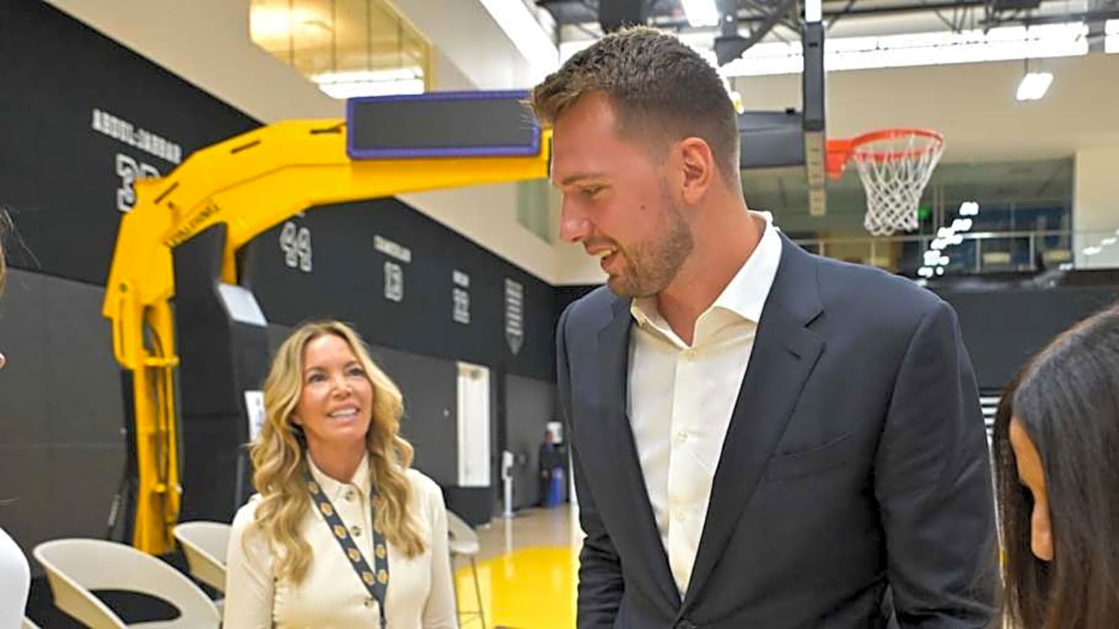Lakers&#39; Jeanie Buss Reveals She Noticed Different Luka Doncic During EuroBasket Trip