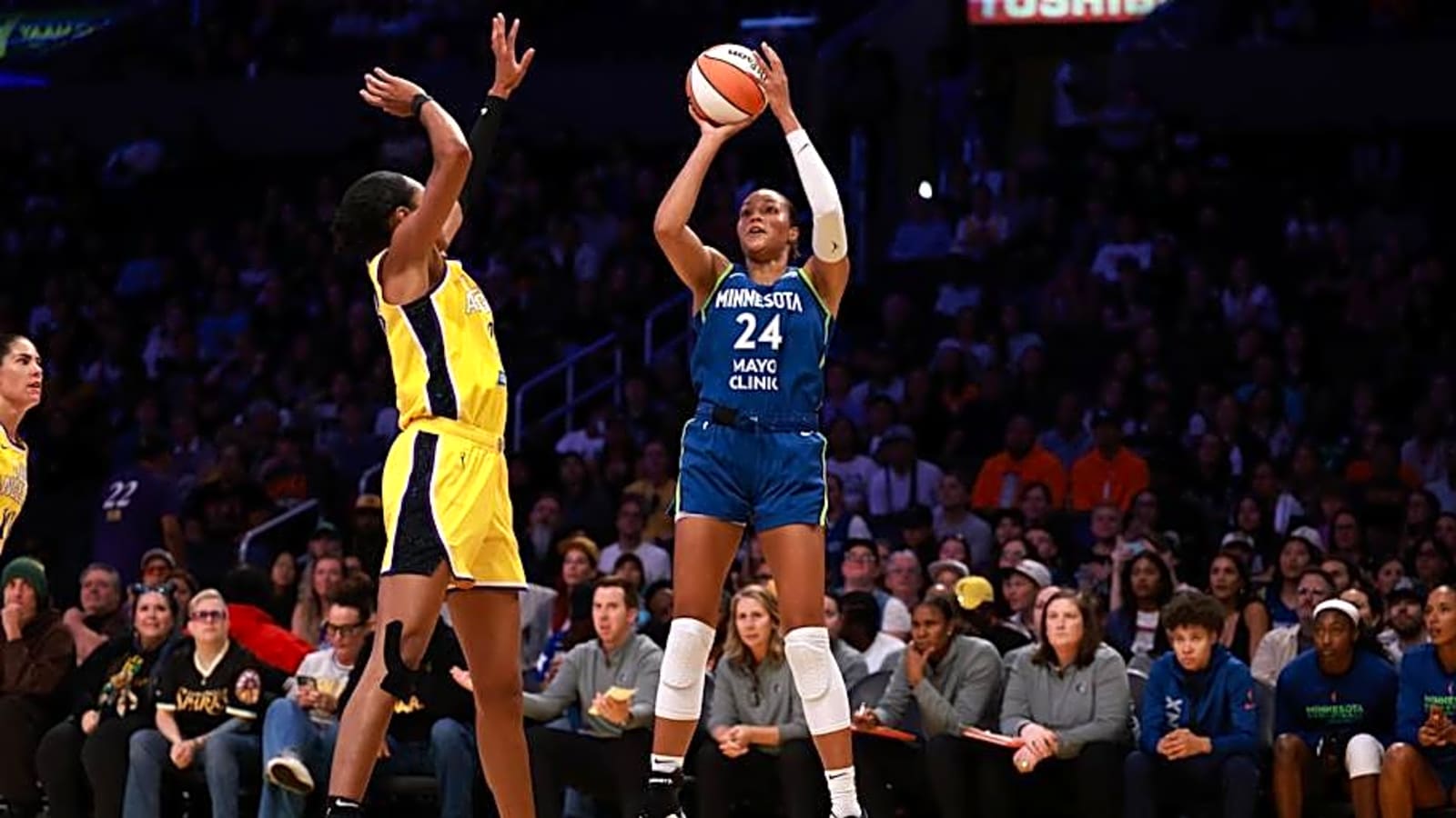 Lynx’s Napheesa Collier, Courtney Williams Dismantle Kelsey Plum&#39;s Sparks