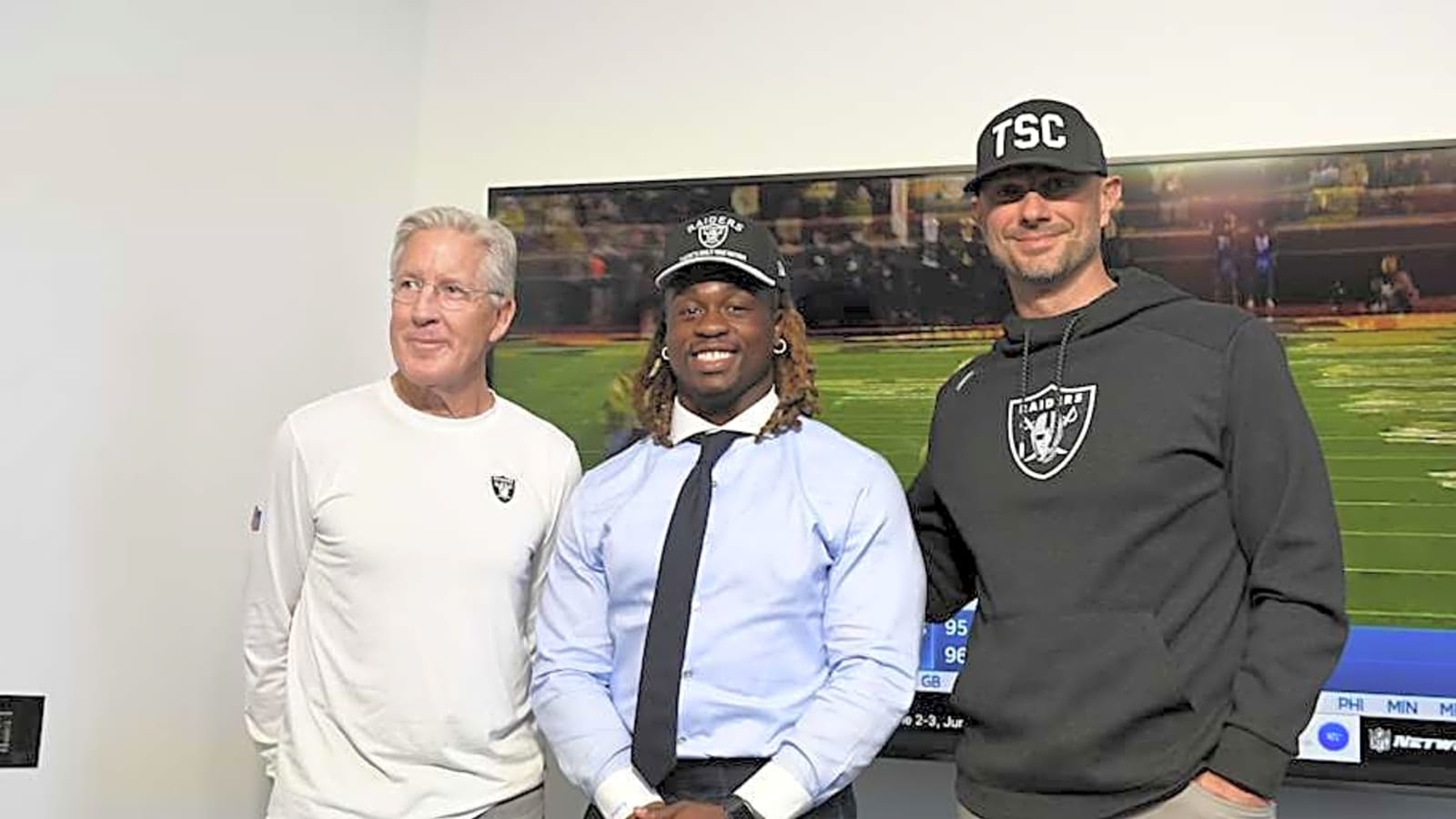 Raiders' Powers-Johnson Sounds off on Ashton Jeanty