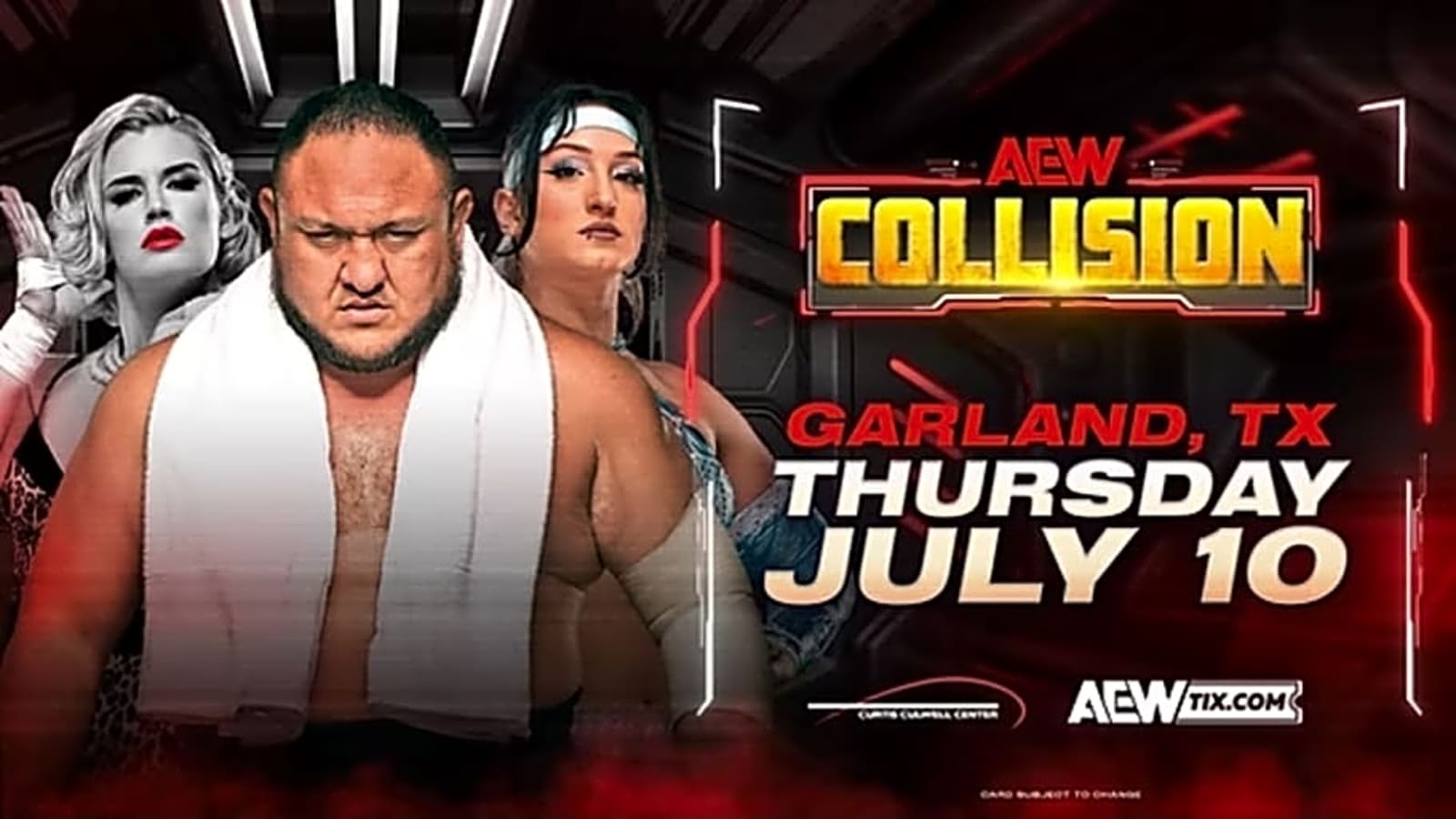 AEW Collision Preview (7/10/25): Start Time, Match Card