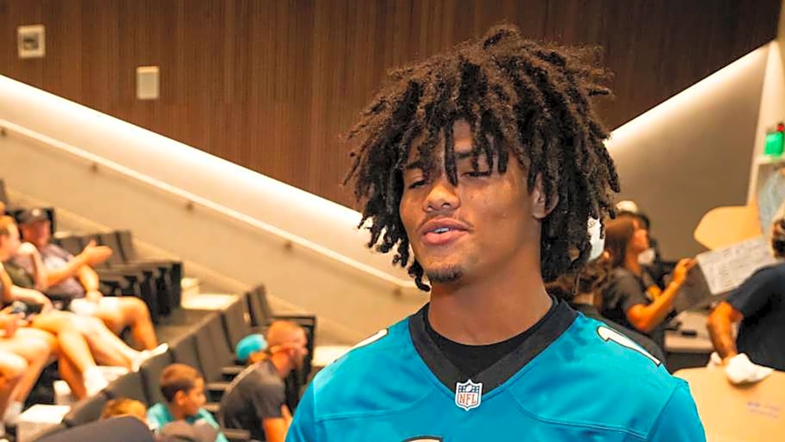 Watch: Jaguars Host Viral Flag Football Star Brysen Wright