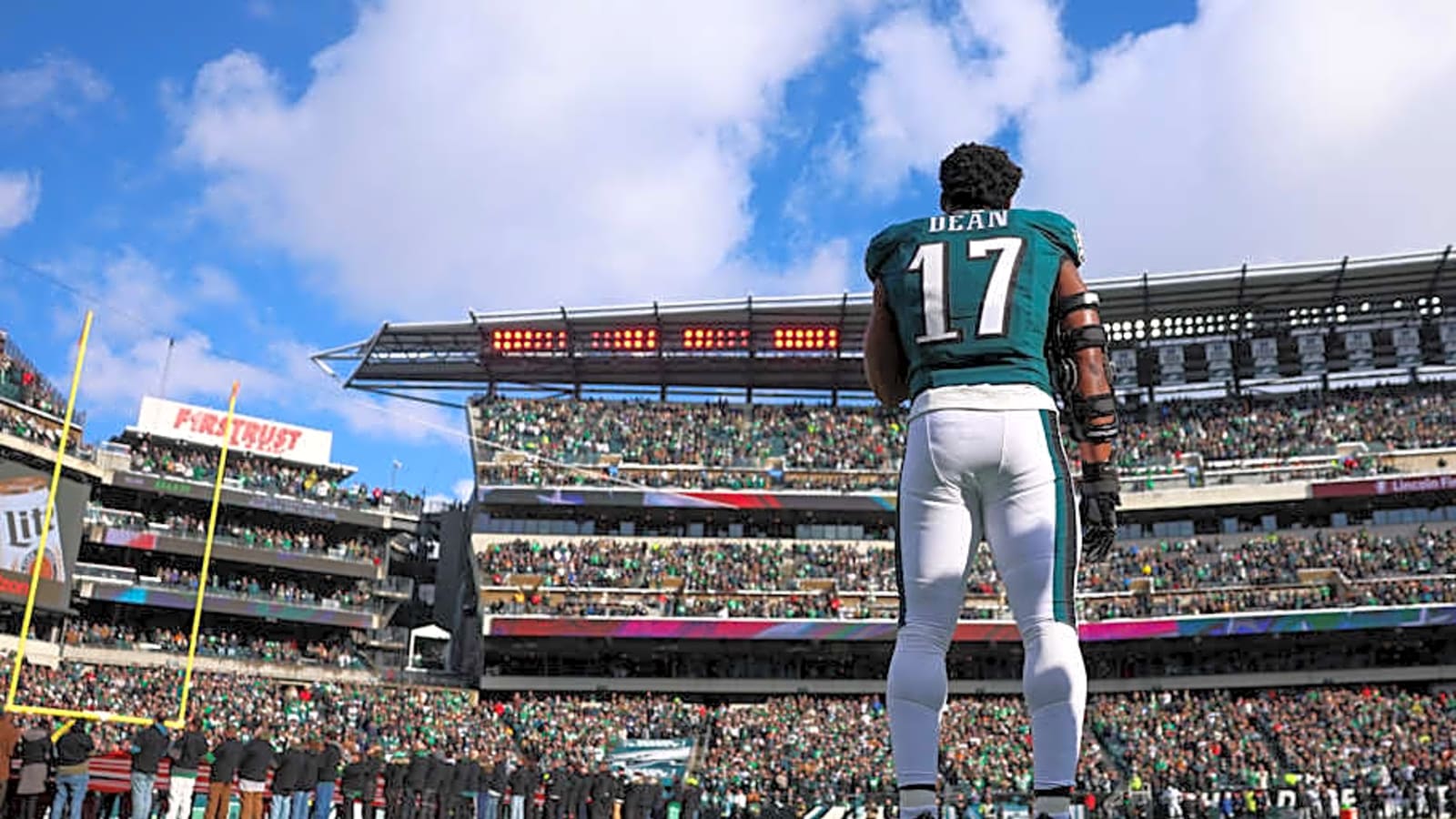 Eagles' Nakobe Dean Doing 'Just Fine' After Hamstring Injury