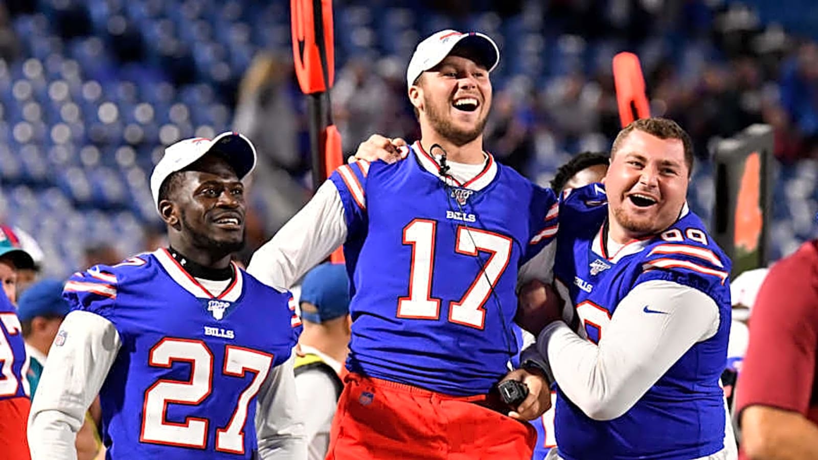 Jets&#39; defensive lineman refers to Bills&#39; Josh Allen as &#39;tall glass of water&#39;