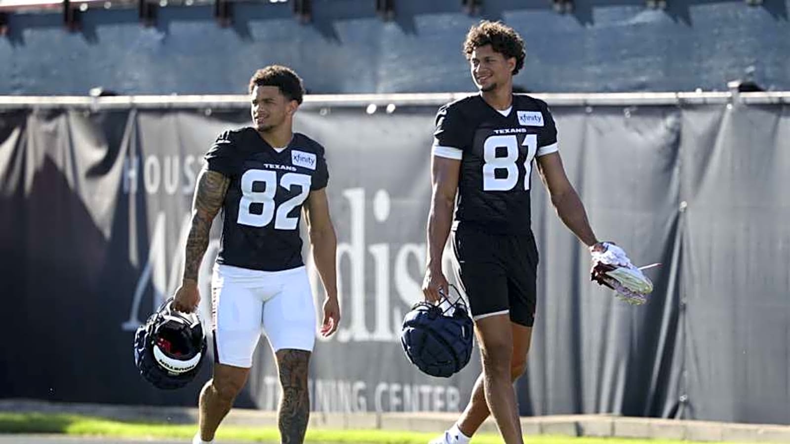 Texans Insider Praises Rookie Wide Receivers Shining at Training Camp