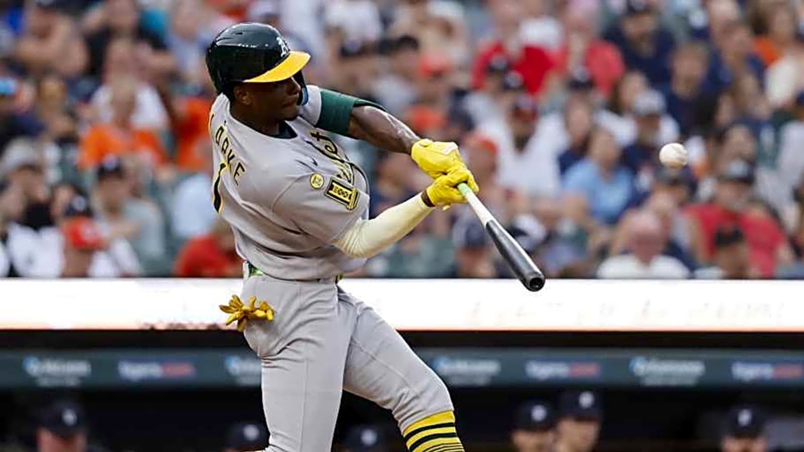 Can Denzel Clarke Hit Enough to Remain A&#39;s Centerfielder?