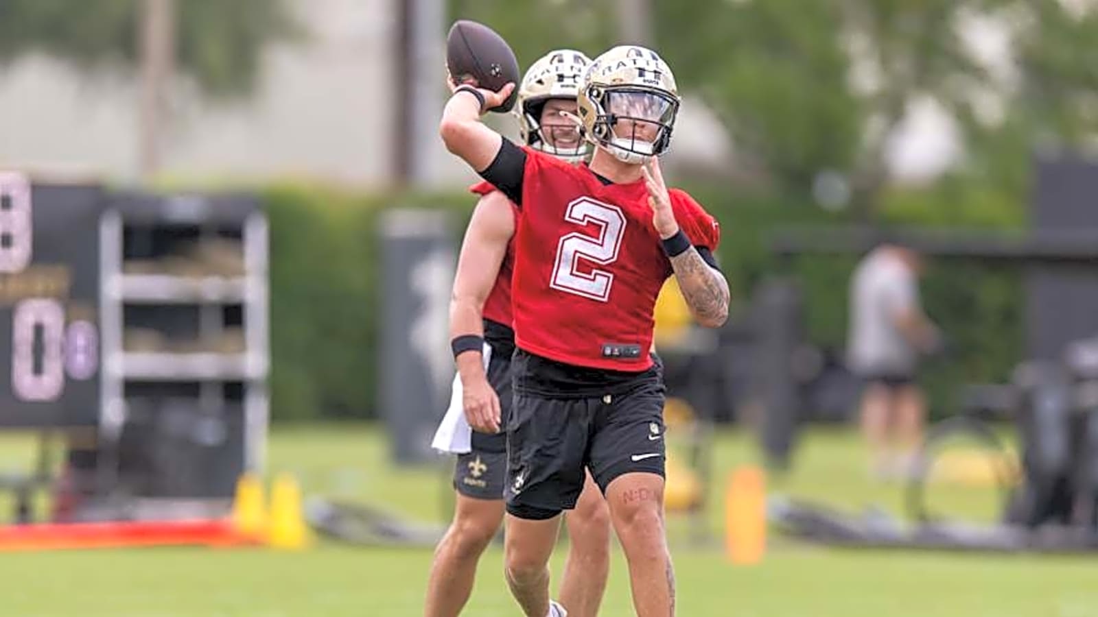 New Orleans Saints Offensive Lineman Expresses Stance on Spencer Rattler, QB Battle