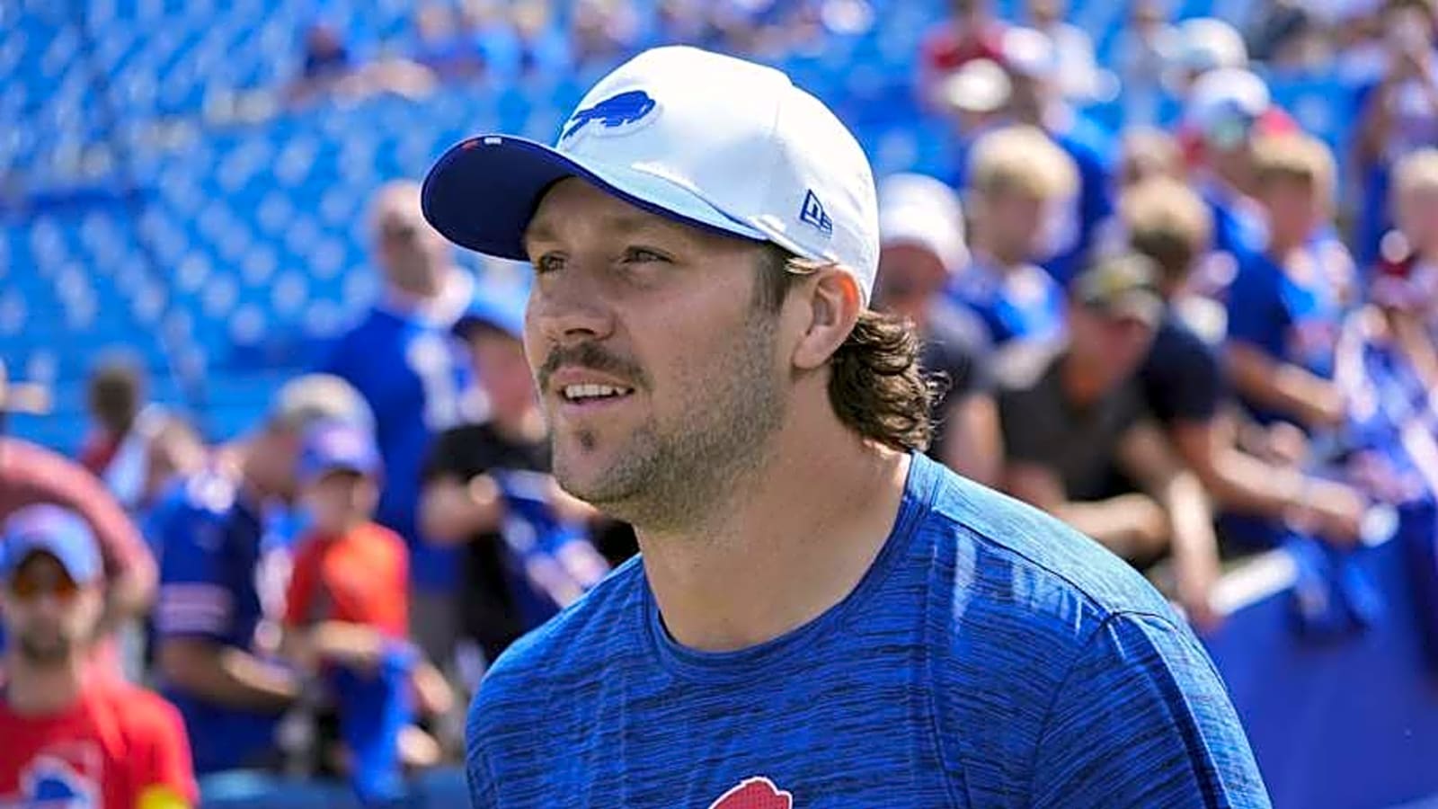 Josh Allen Teases New Balance Deal at Bills Preseason Game