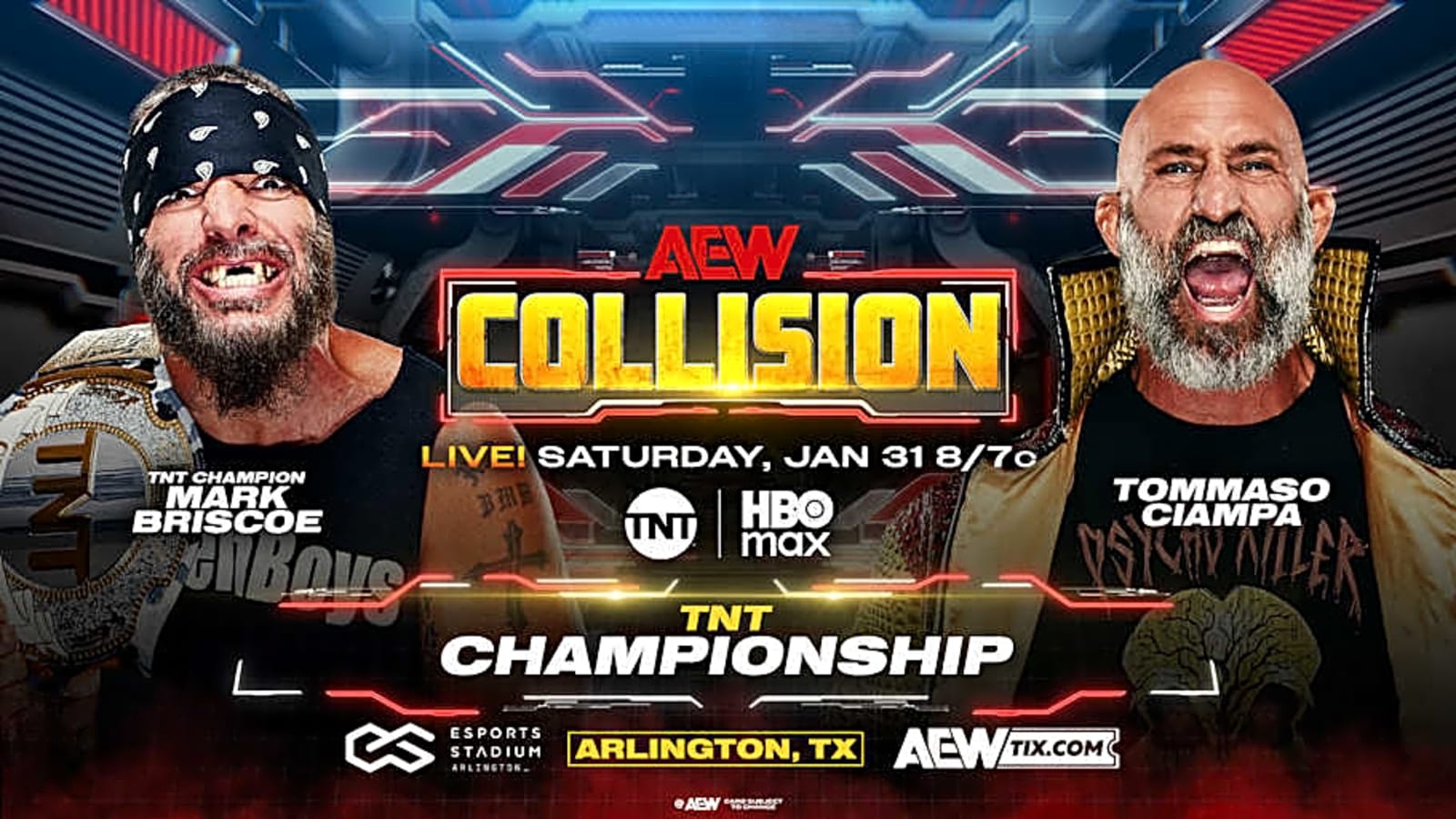 AEW Collision Preview (1/31/26): Start Time, Match Card